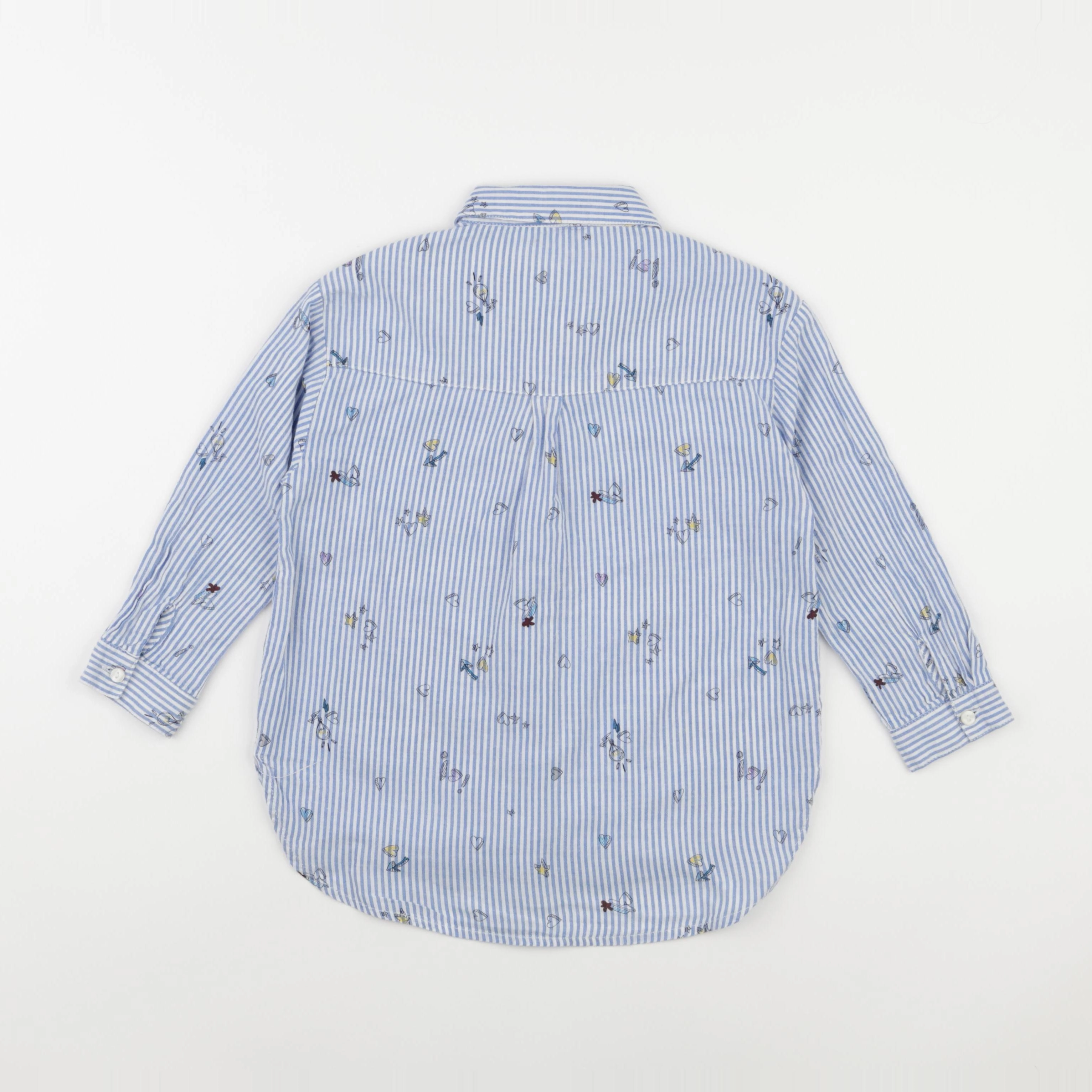 Zara - blouse bleu - 6 ans