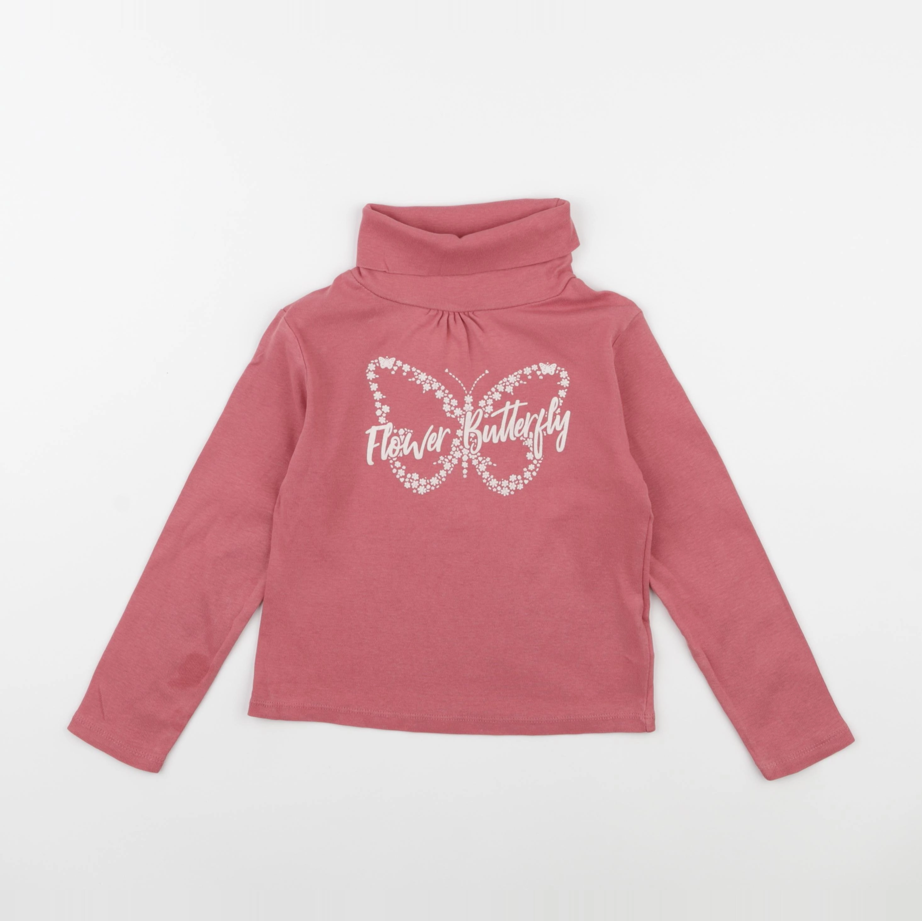 Vertbaudet - sous-pull rose - 4 ans