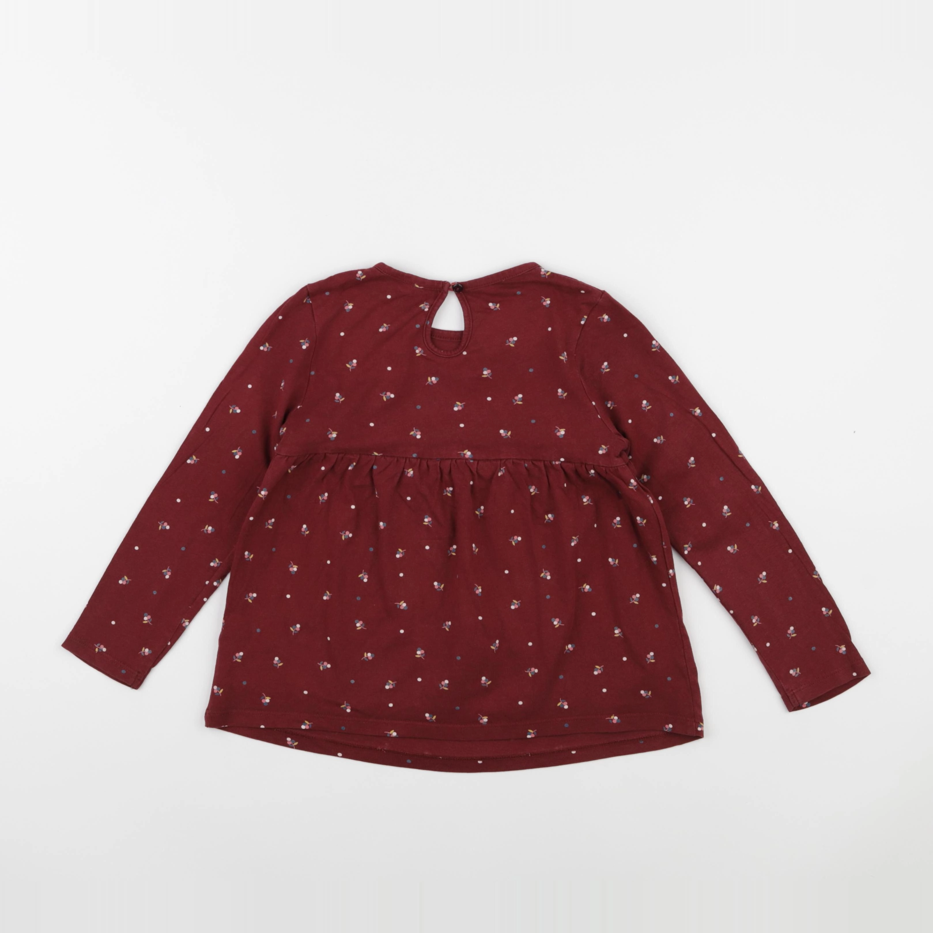 Vertbaudet - tee-shirt rouge - 6 ans