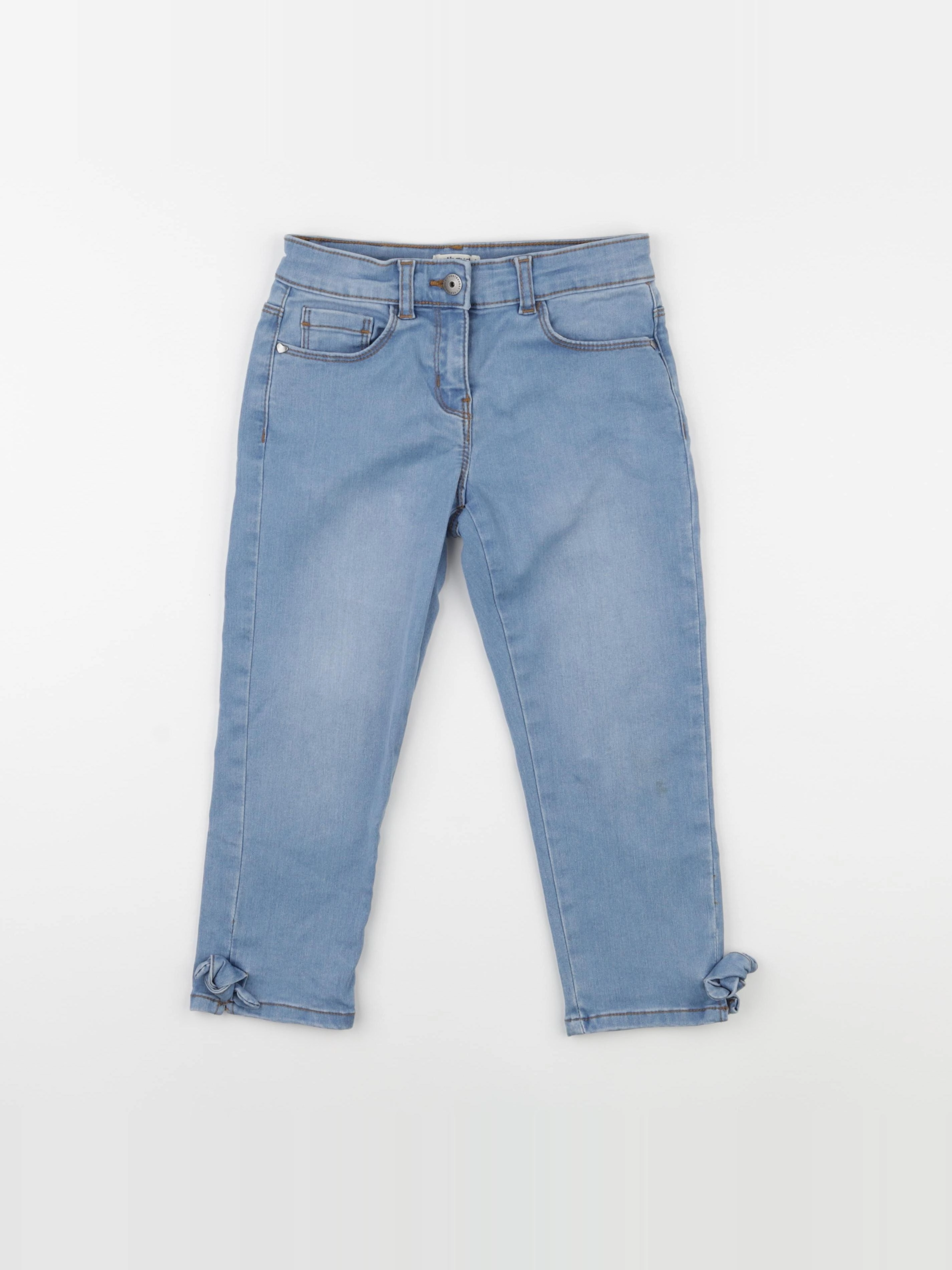 Vertbaudet - pantacourt bleu - 8 ans