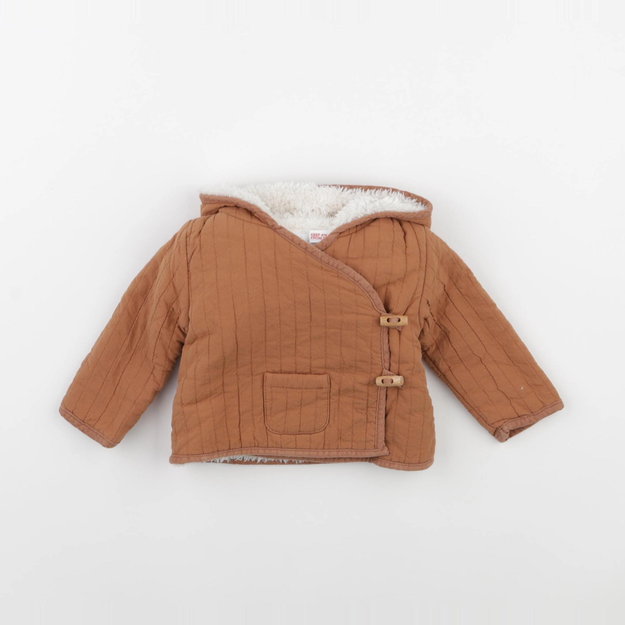 Zara - veste marron - 3/6 mois