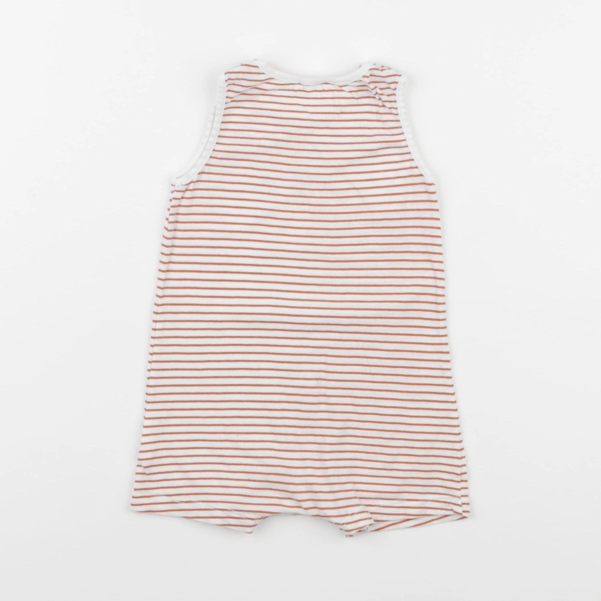 Boutchou - pyjama coton blanc - 6 mois