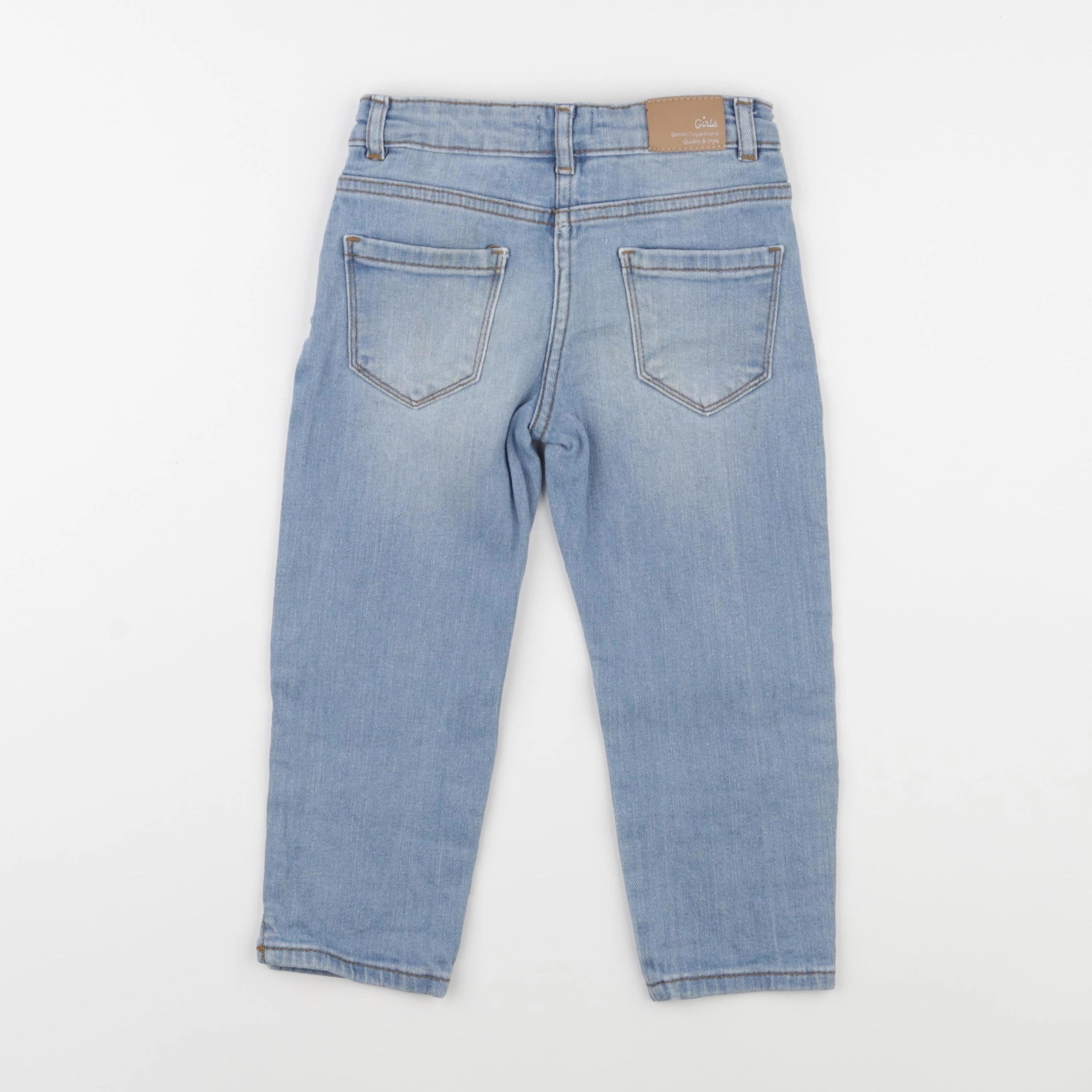 Vertbaudet - pantacourt bleu - 7 ans