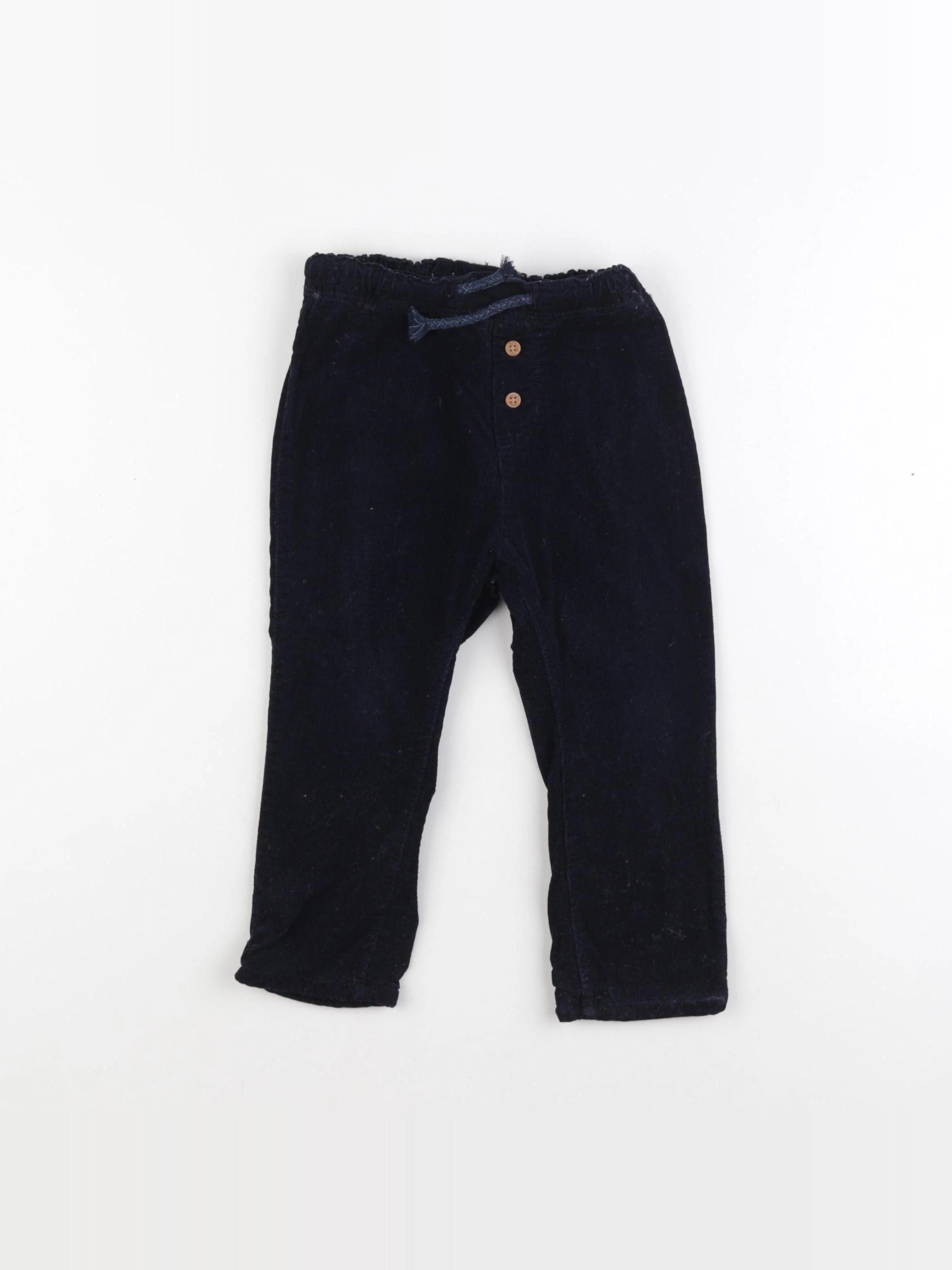 H&M - pantalon bleu - 18/24 mois