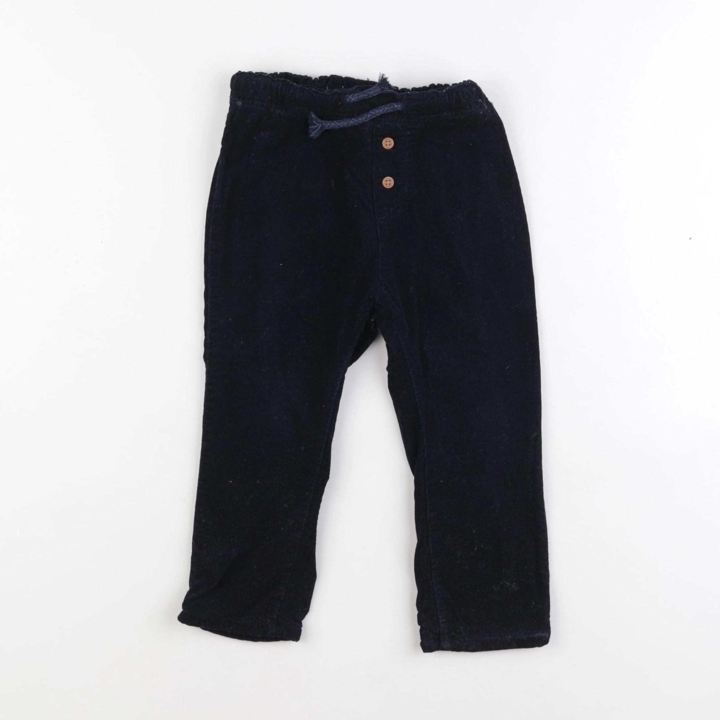 H&M - pantalon bleu - 18/24 mois