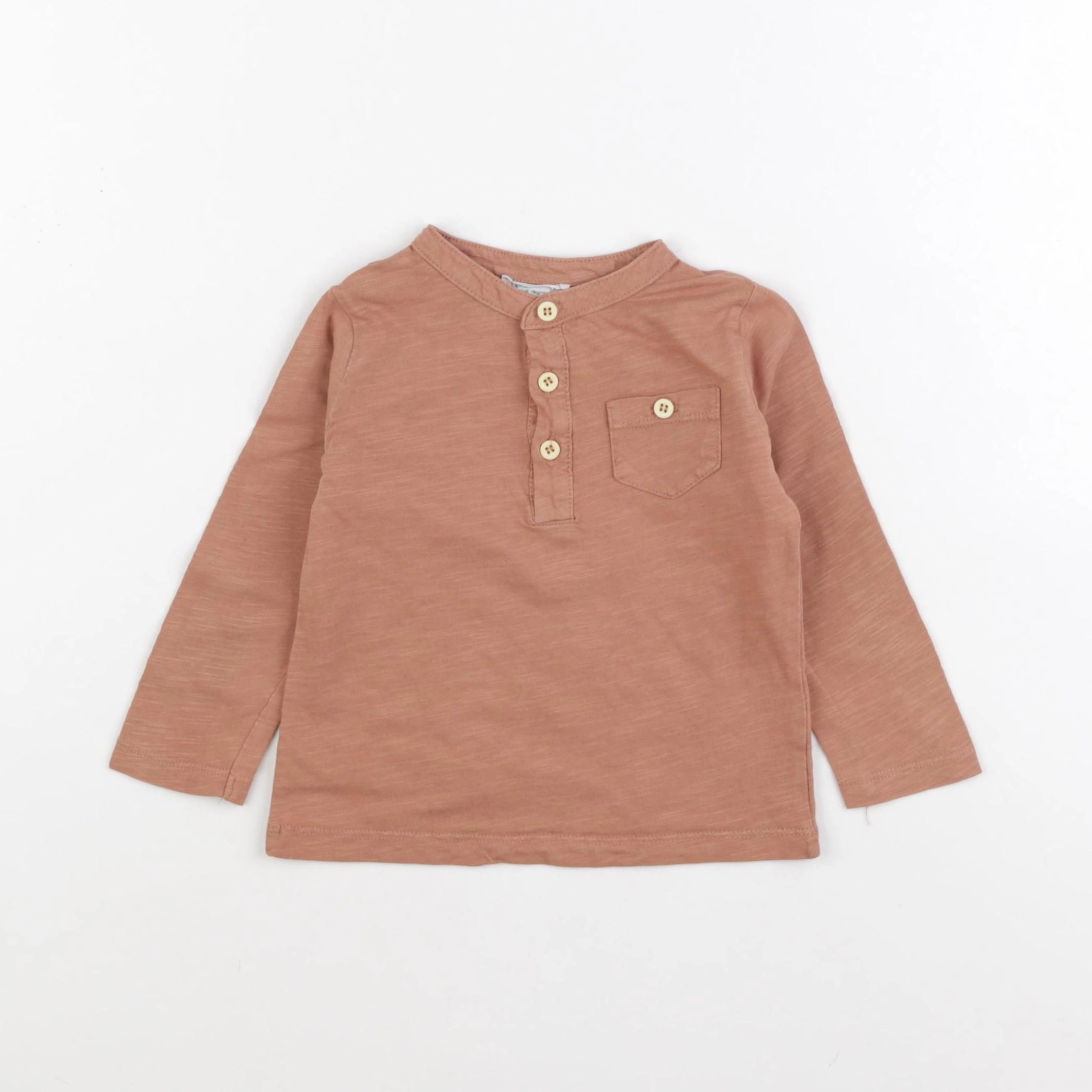Little Cigogne - tee-shirt marron - 18 mois