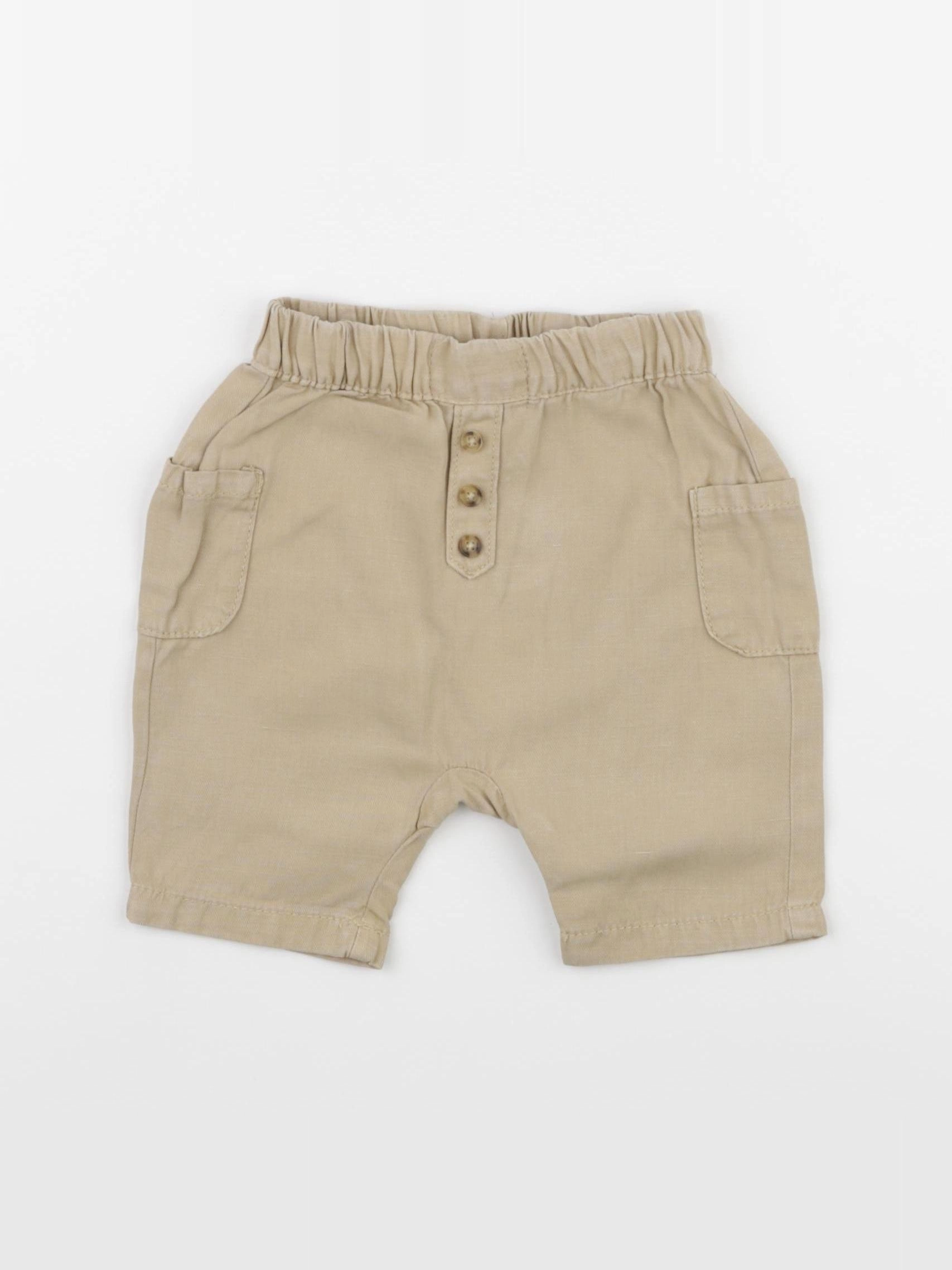 Tape à l'oeil - short marron - 6 mois