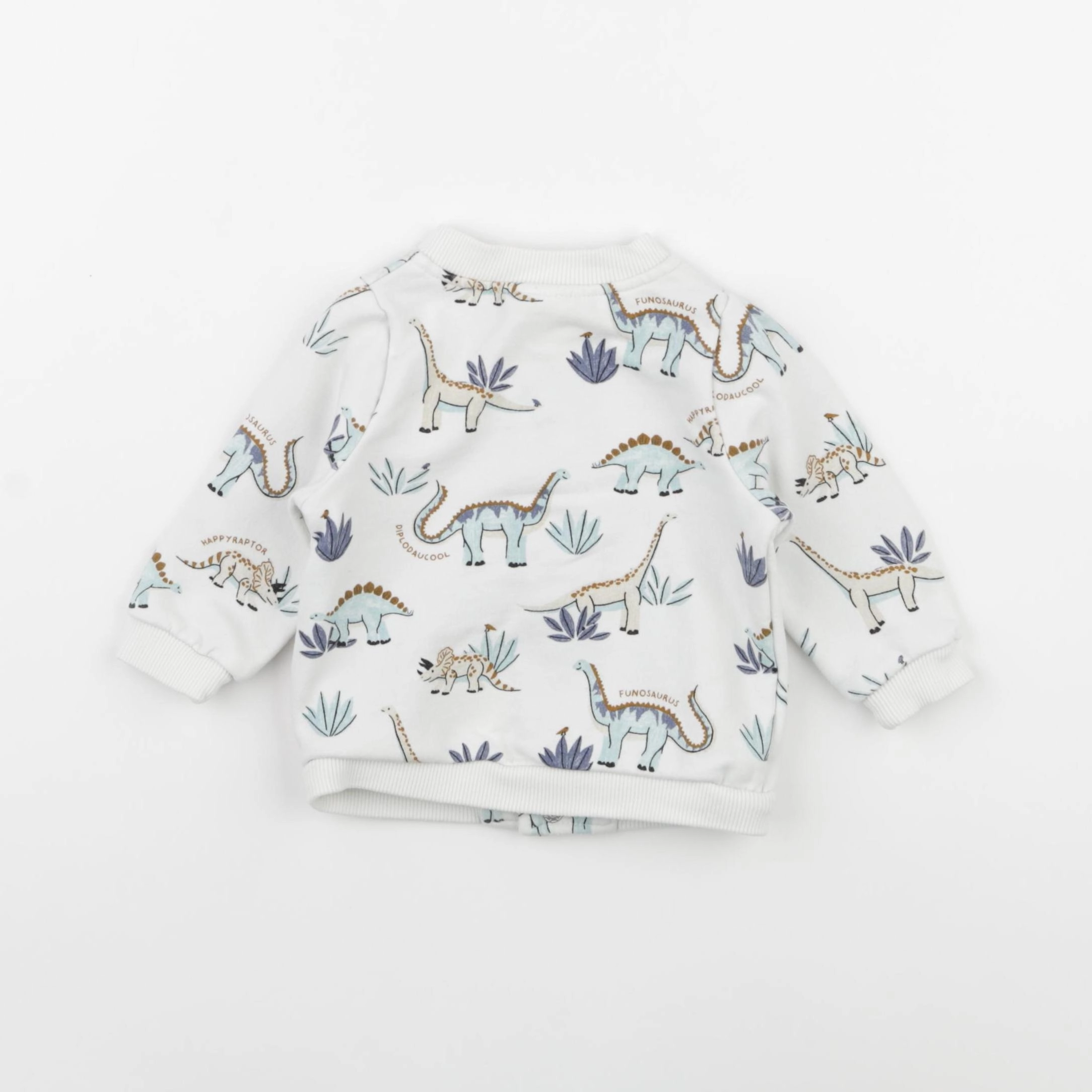 Tape à l'oeil - sweat blanc - 6 mois