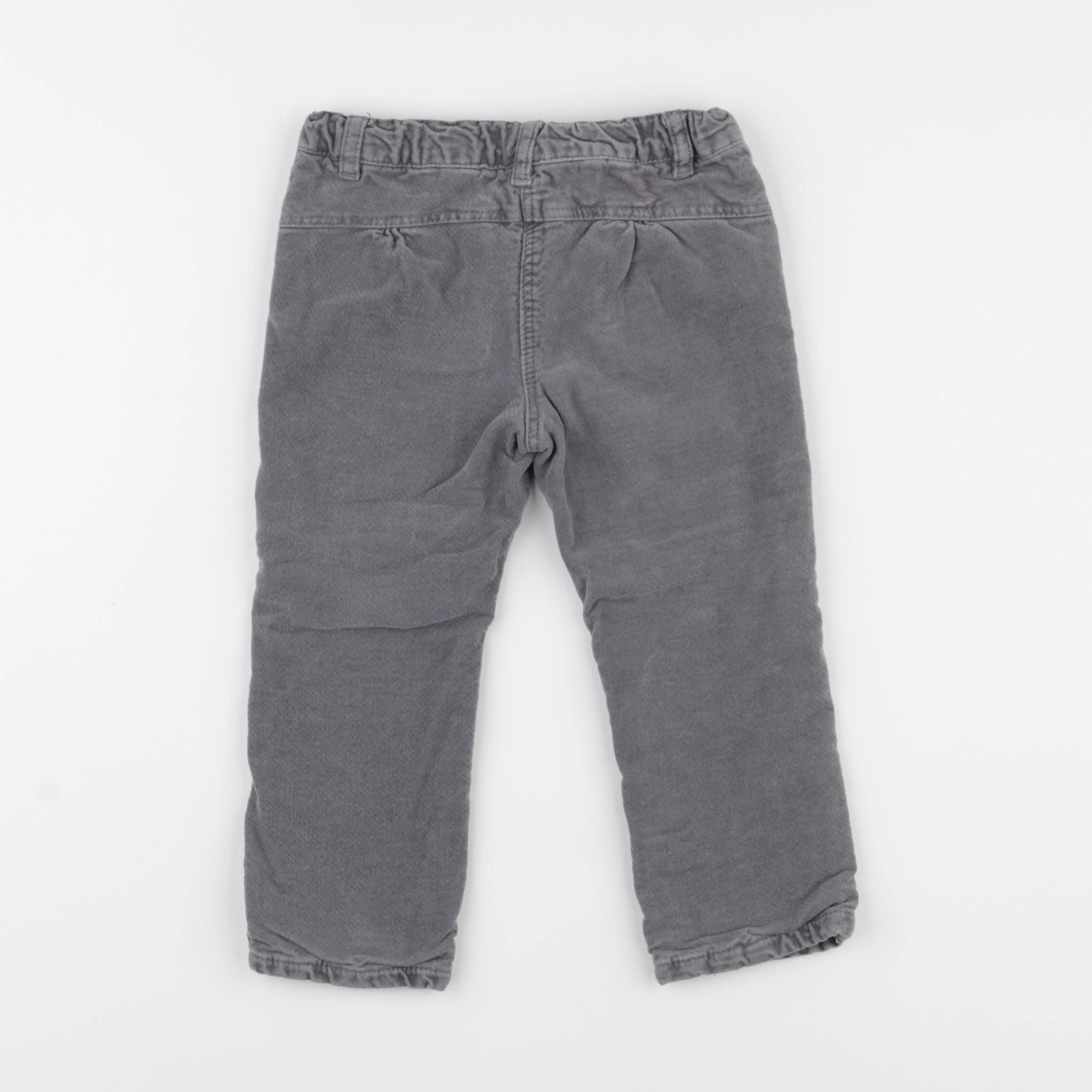 Vertbaudet - pantalon doublé gris - 2 ans