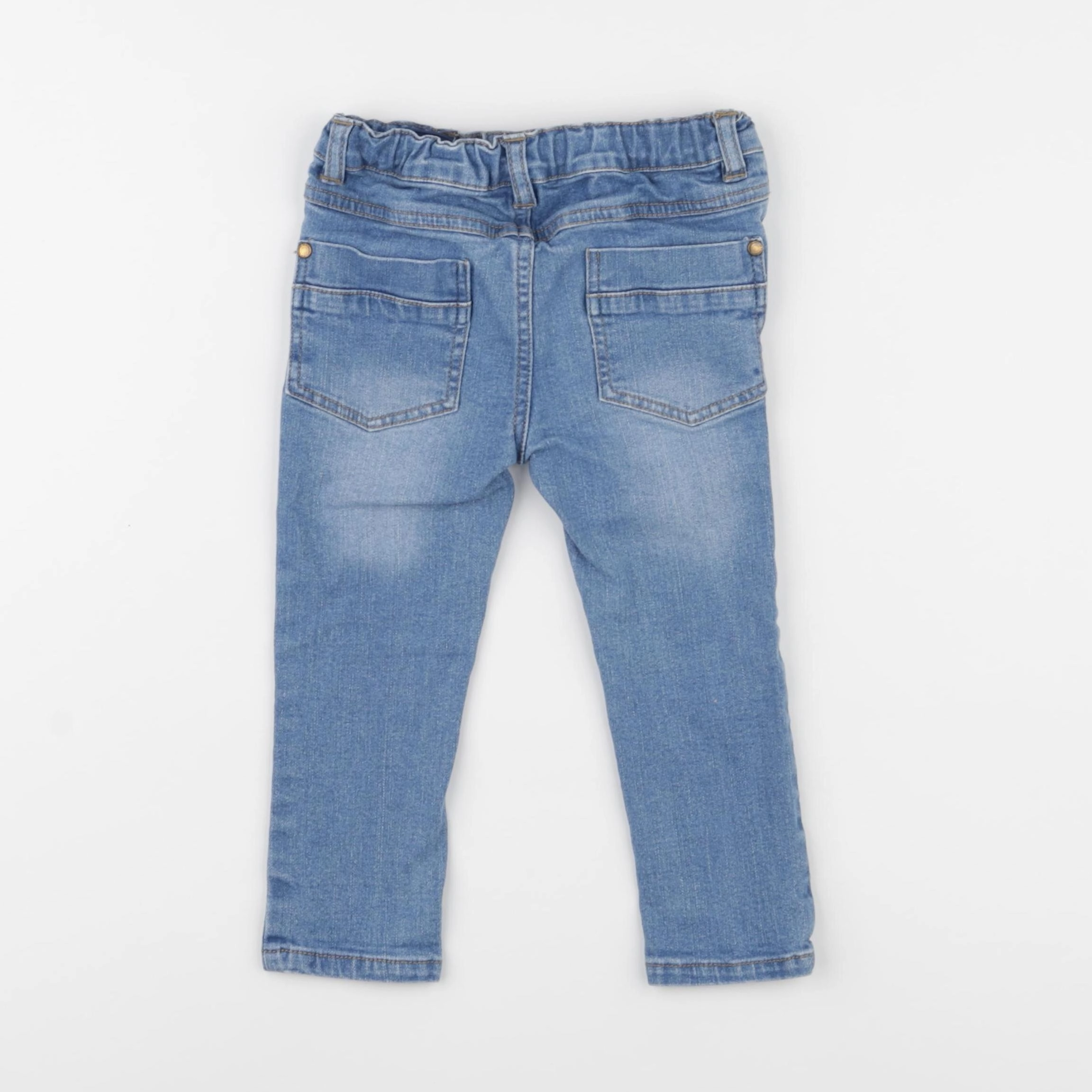 Vertbaudet - pantalon bleu - 2 ans