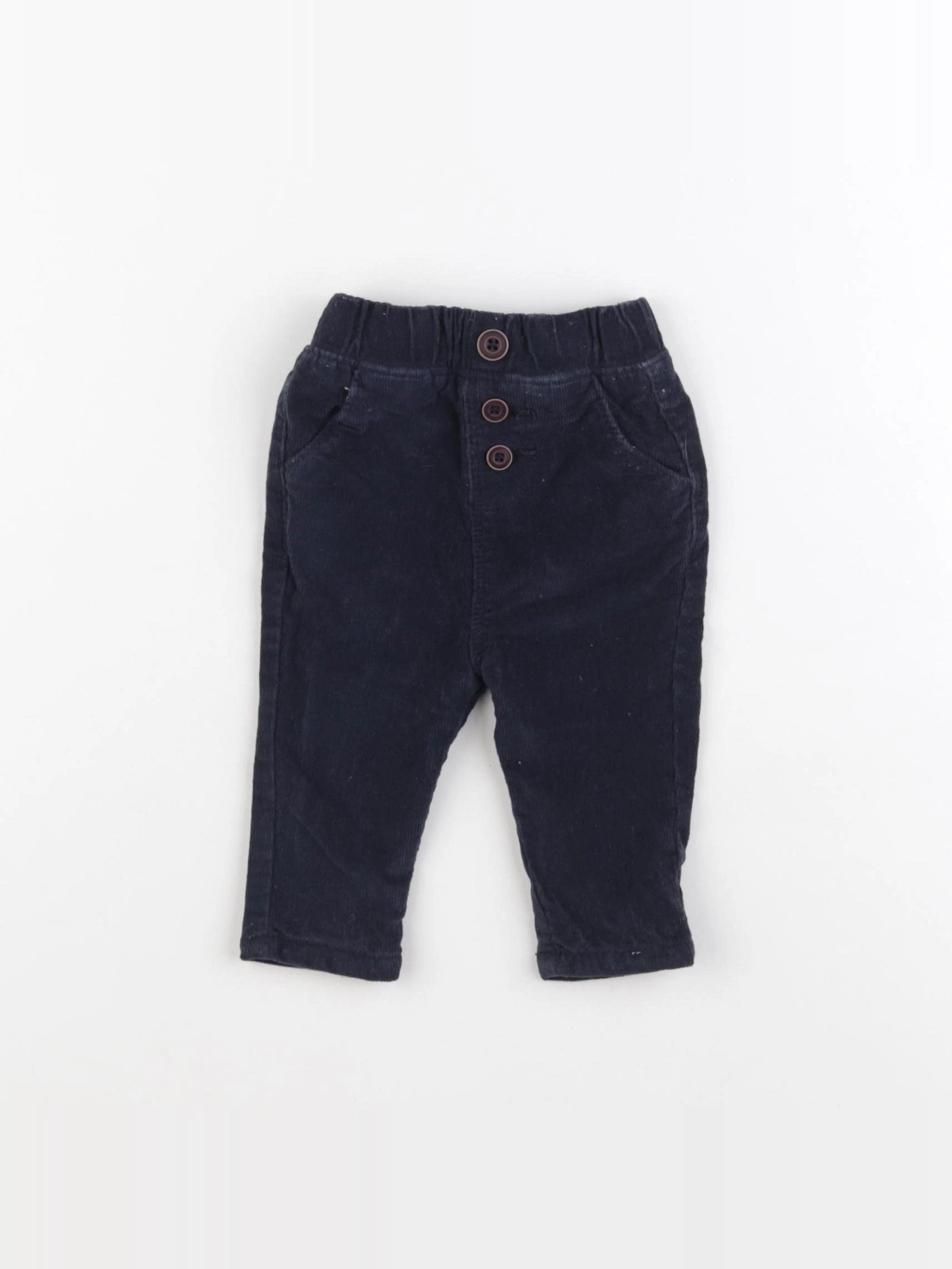 Tape à l'oeil - pantalon bleu - 3 mois