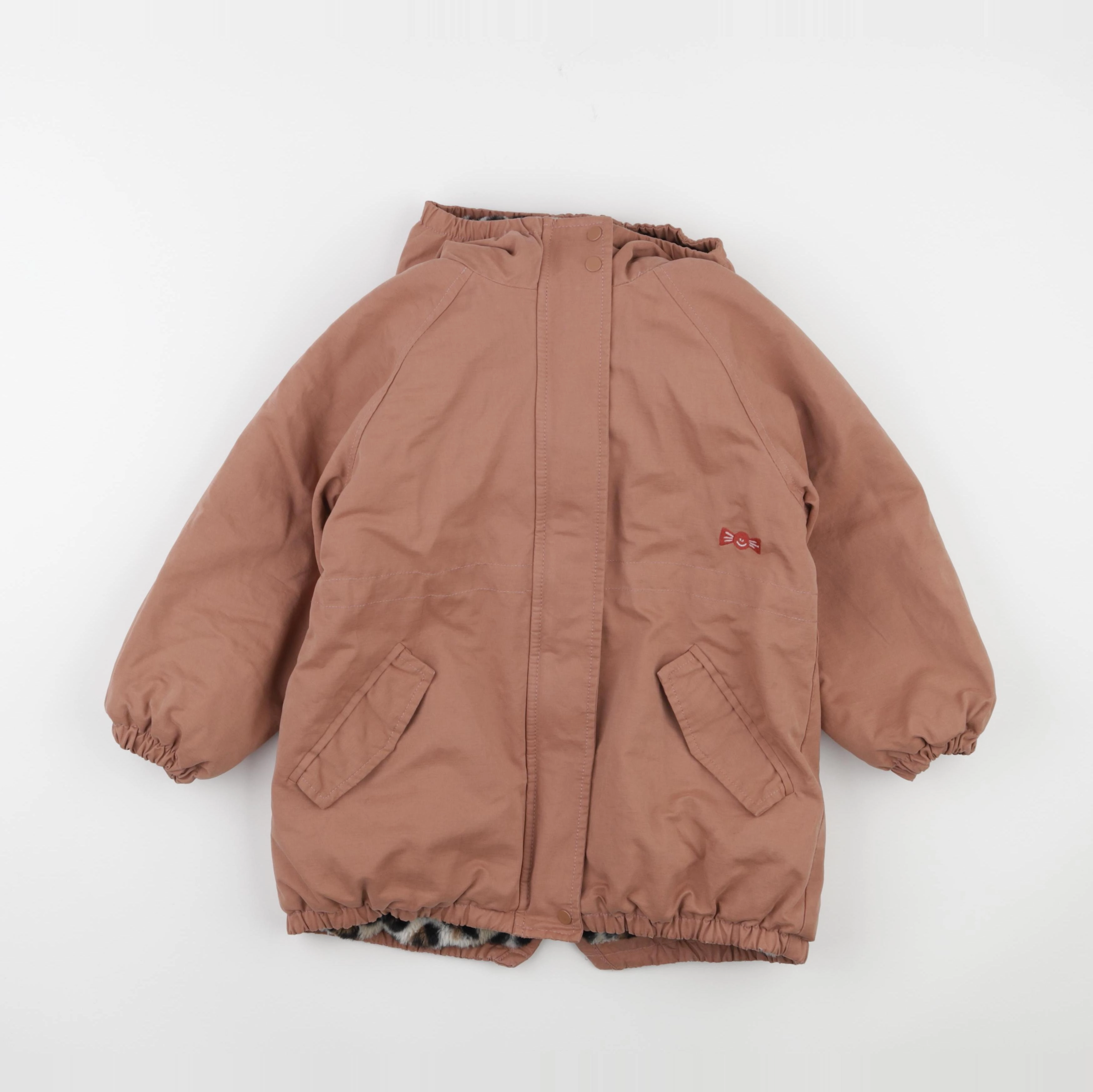 Vertbaudet - parka rose - 8 ans