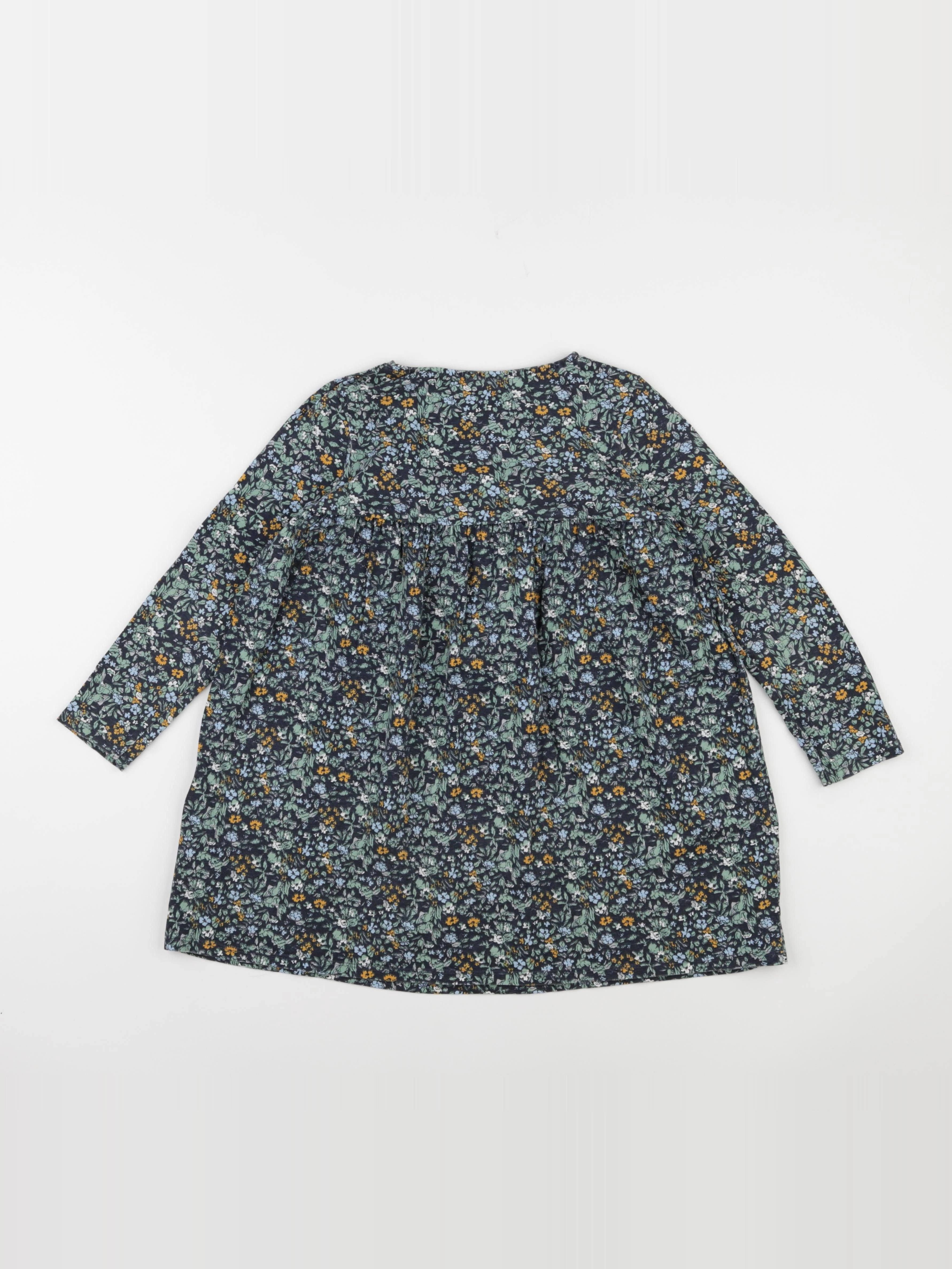 Vertbaudet - robe multicolore - 7 ans