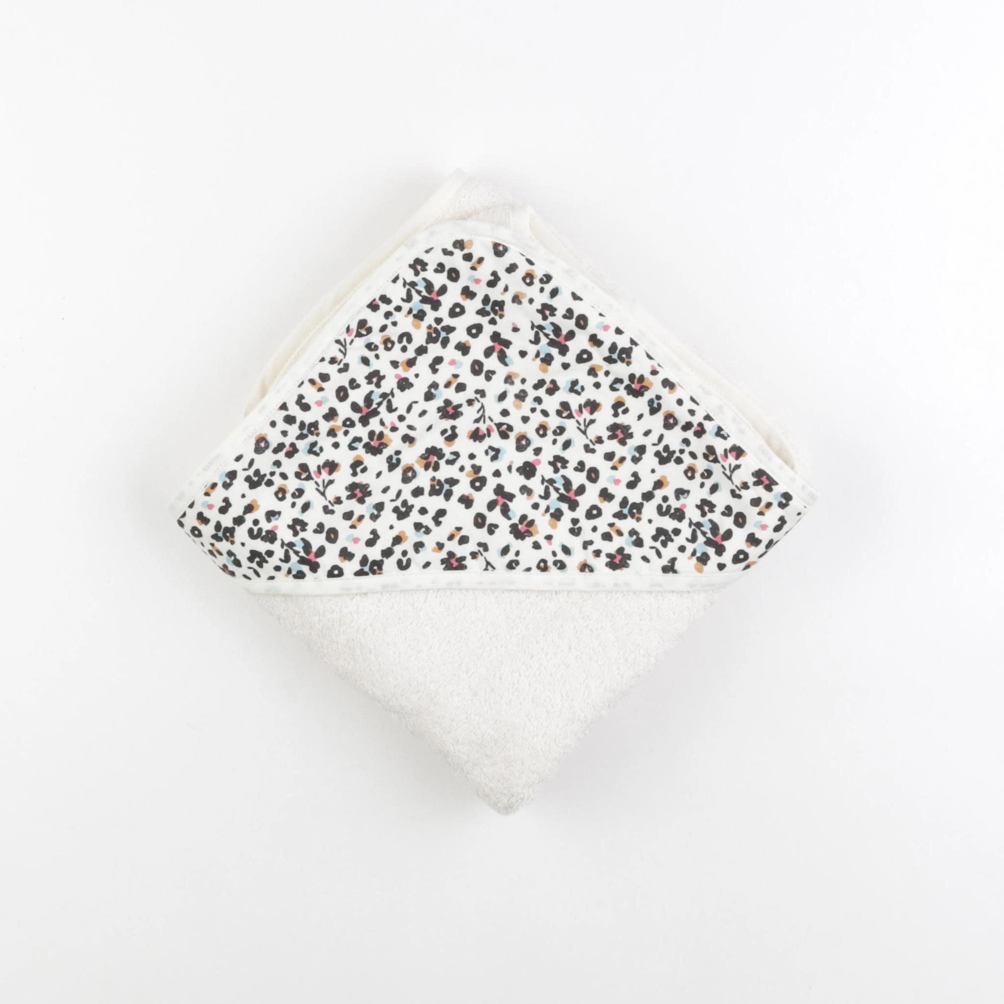 Milinane - Cape de bain LEOPARD - 80x80 cm