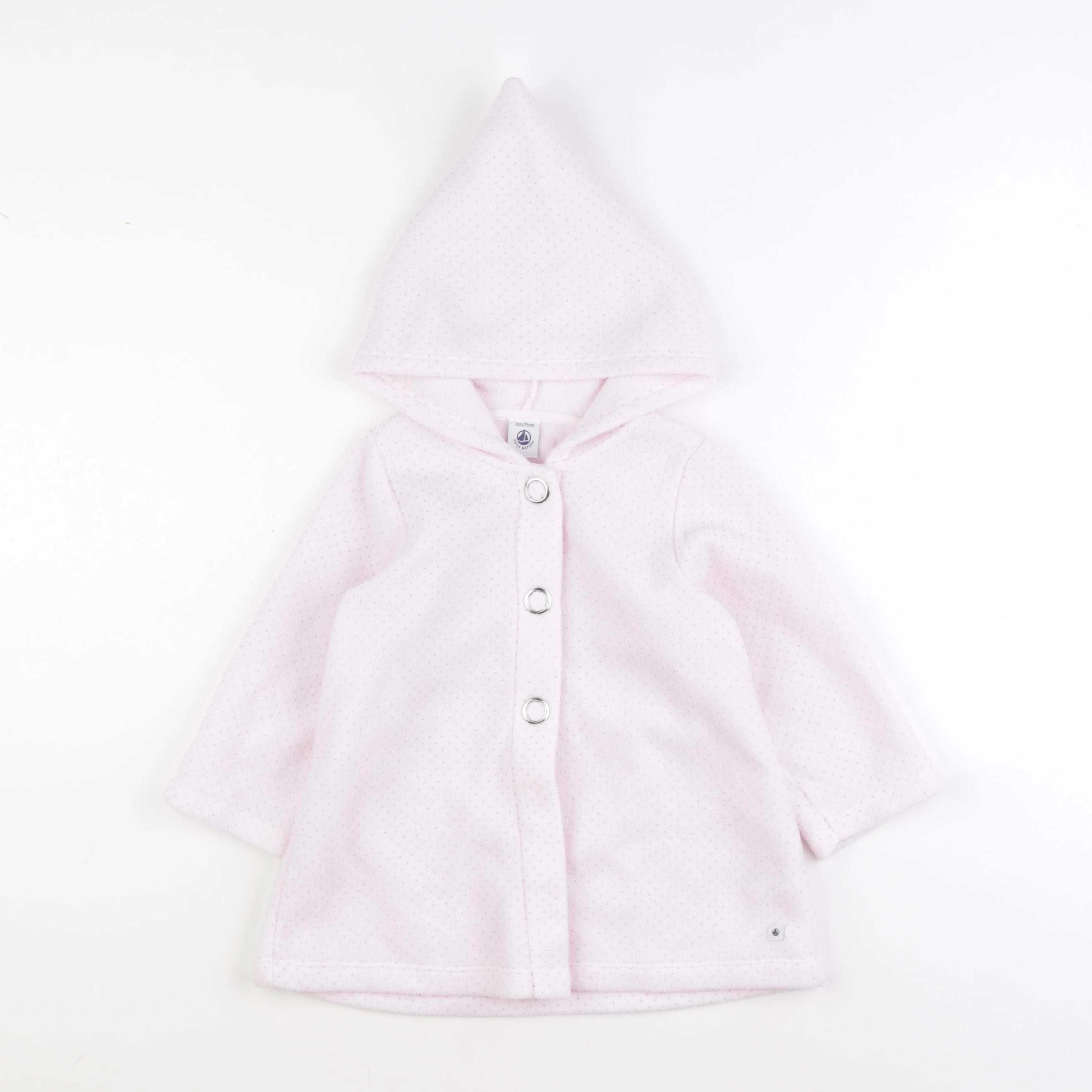 Petit Bateau - robe de chambre rose - 3 ans