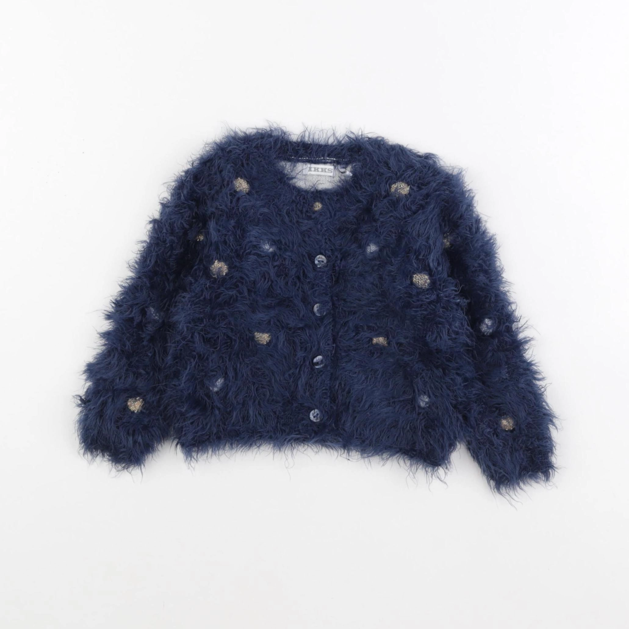 IKKS - gilet bleu - 18 mois