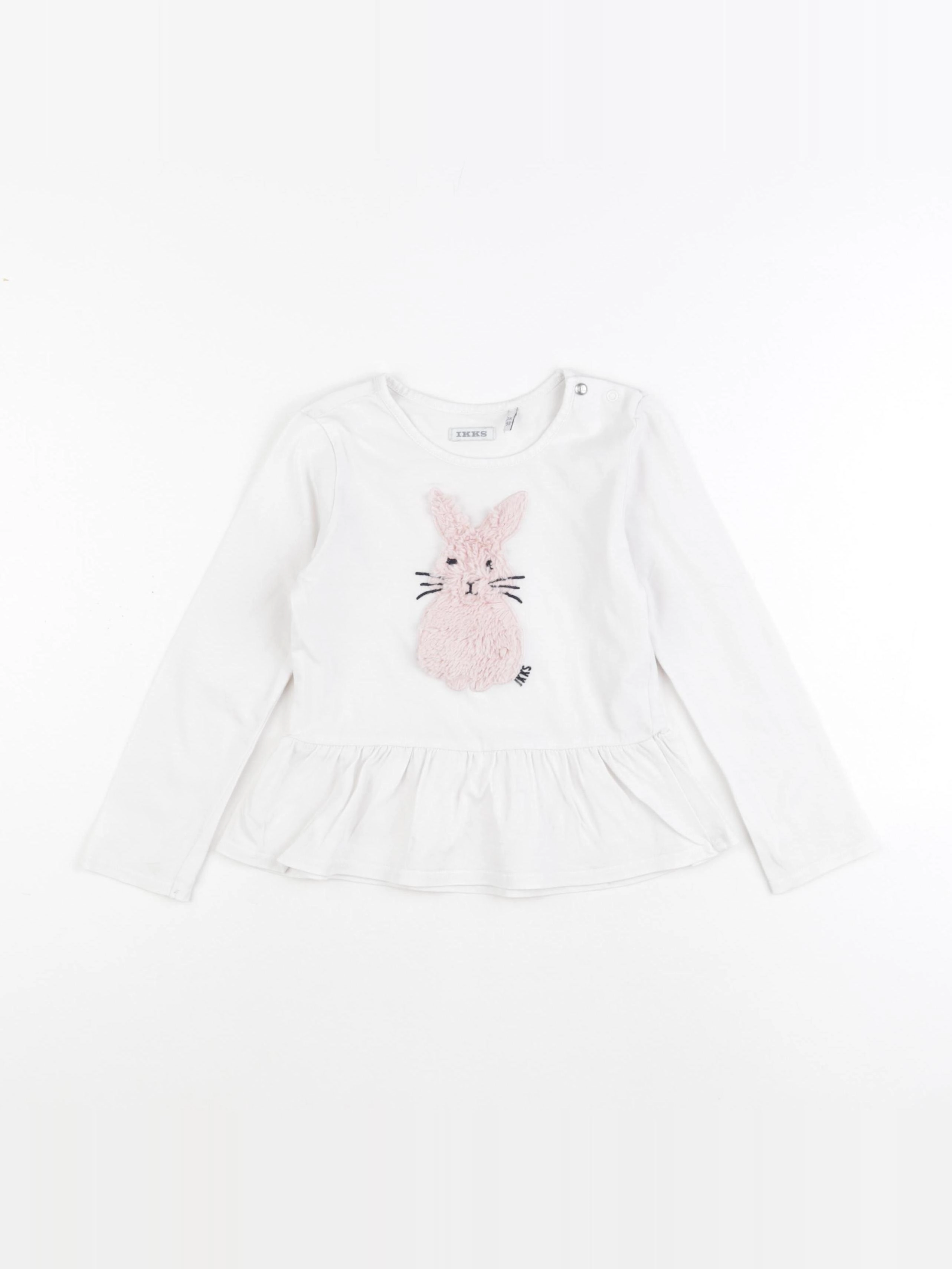 IKKS - tee-shirt blanc - 3 ans