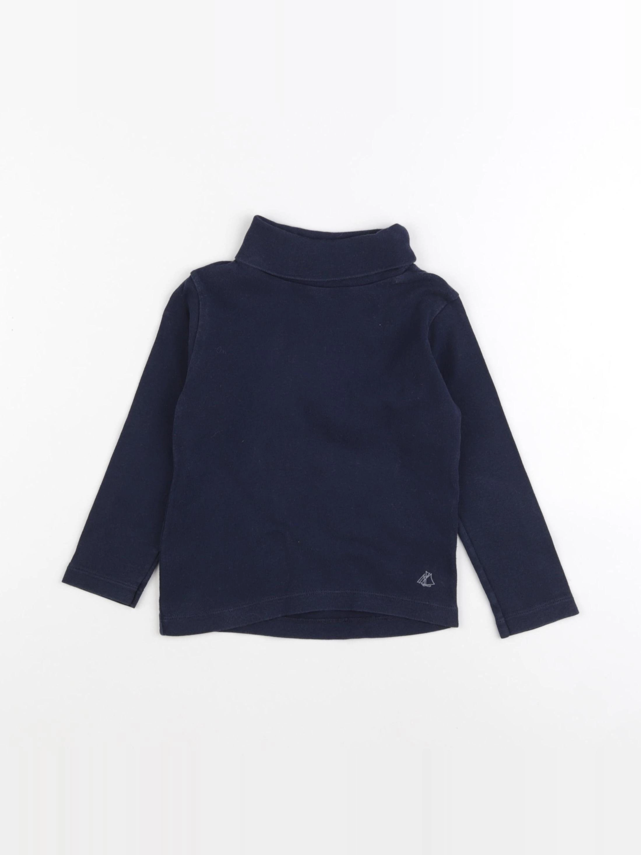 Petit Bateau - sous-pull bleu - 3 ans