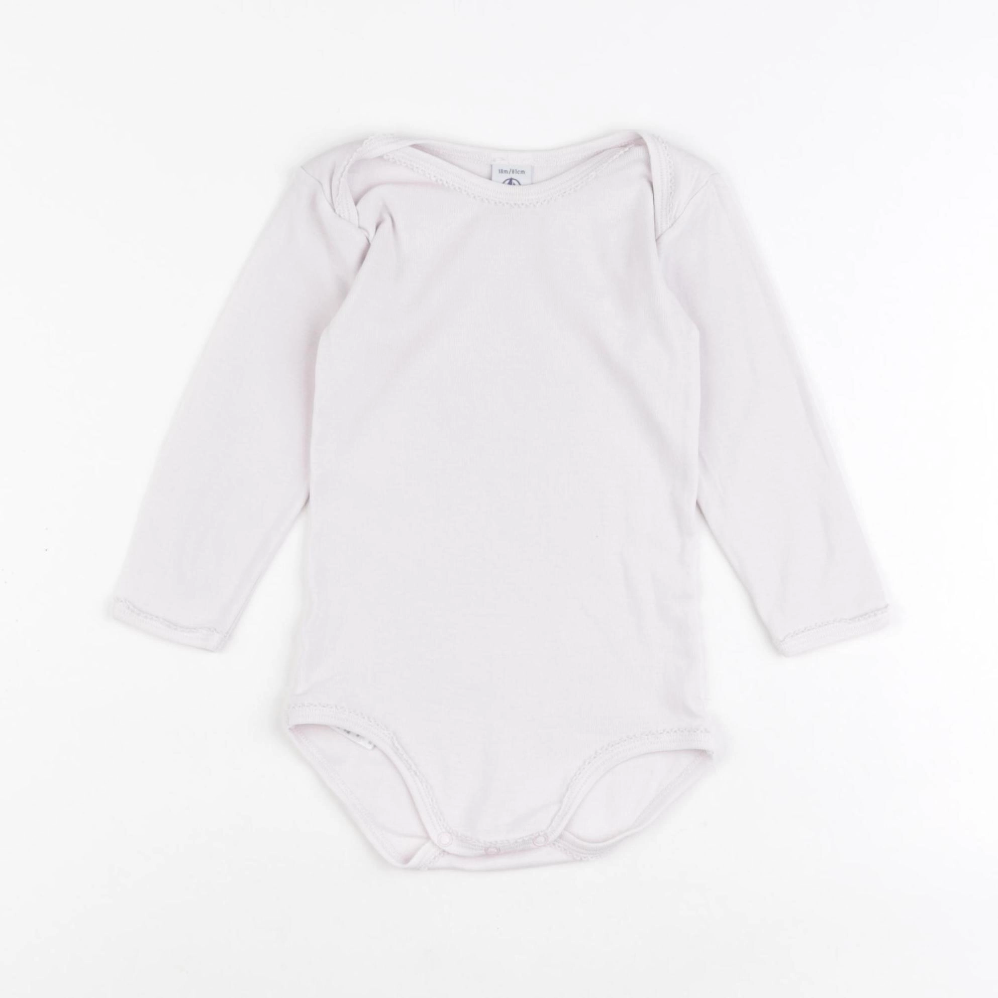 Petit Bateau - body rose - 18 mois
