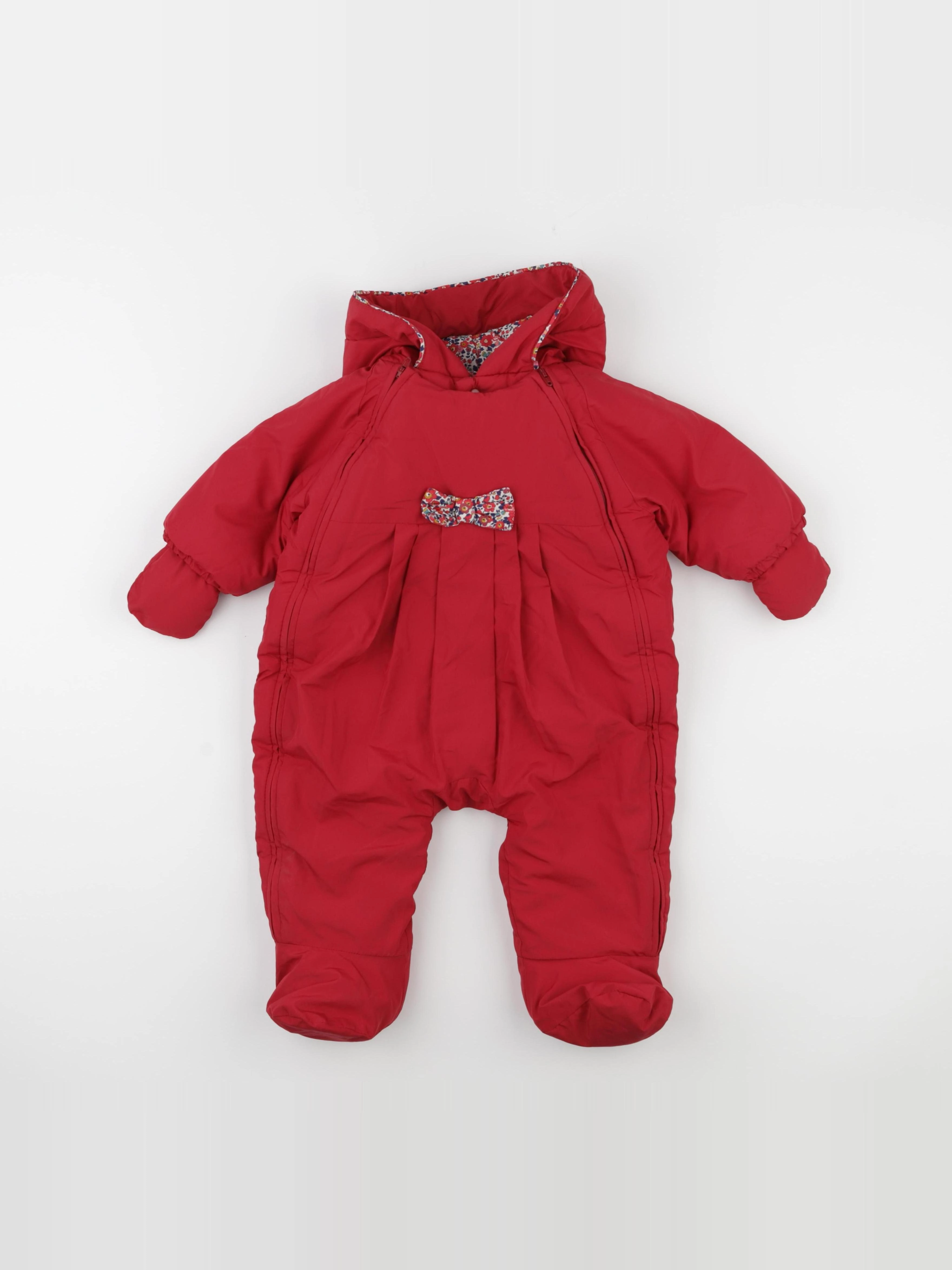 Jacadi - combi-pilote rouge - 6 mois