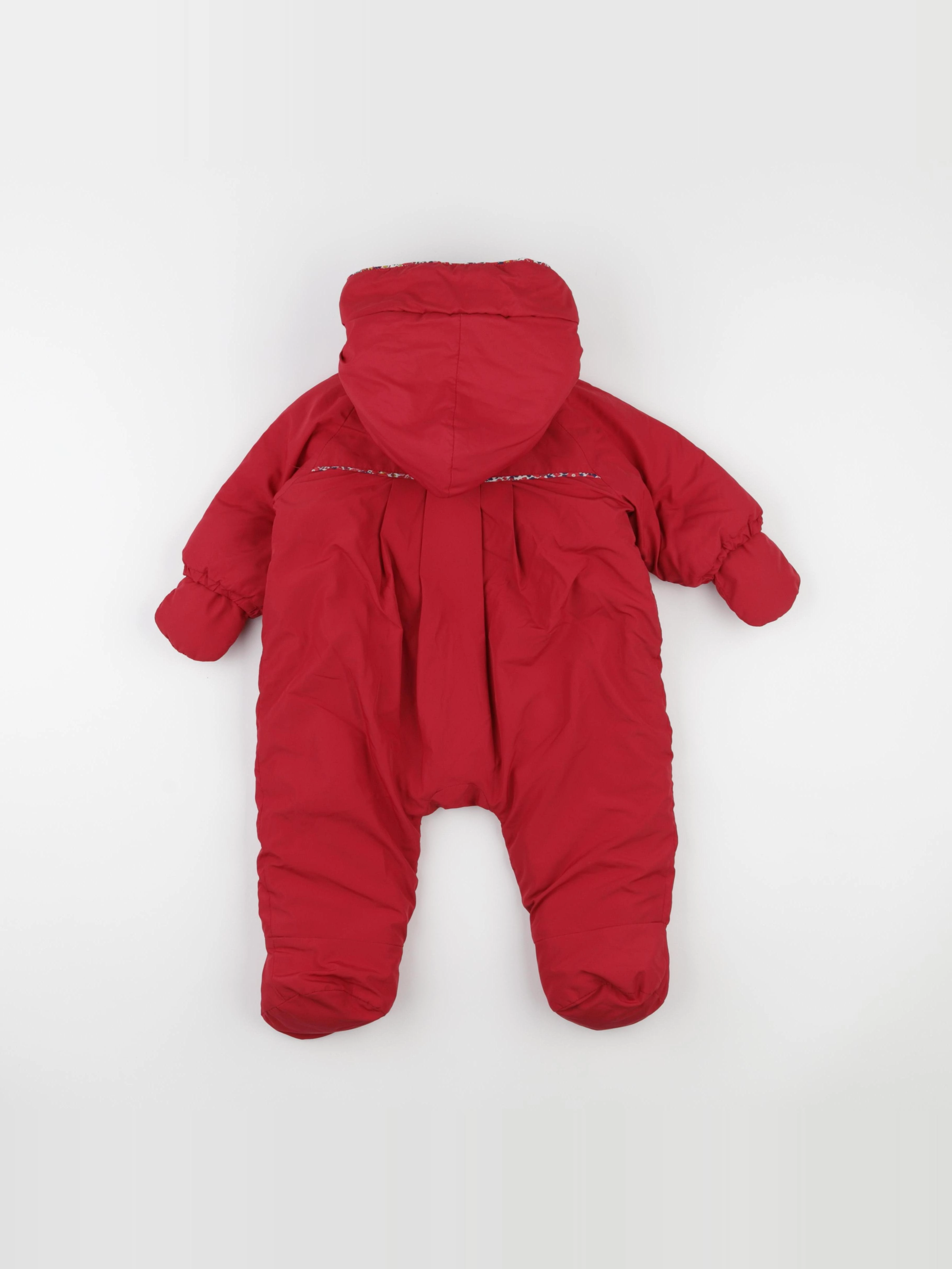 Jacadi - combi-pilote rouge - 6 mois