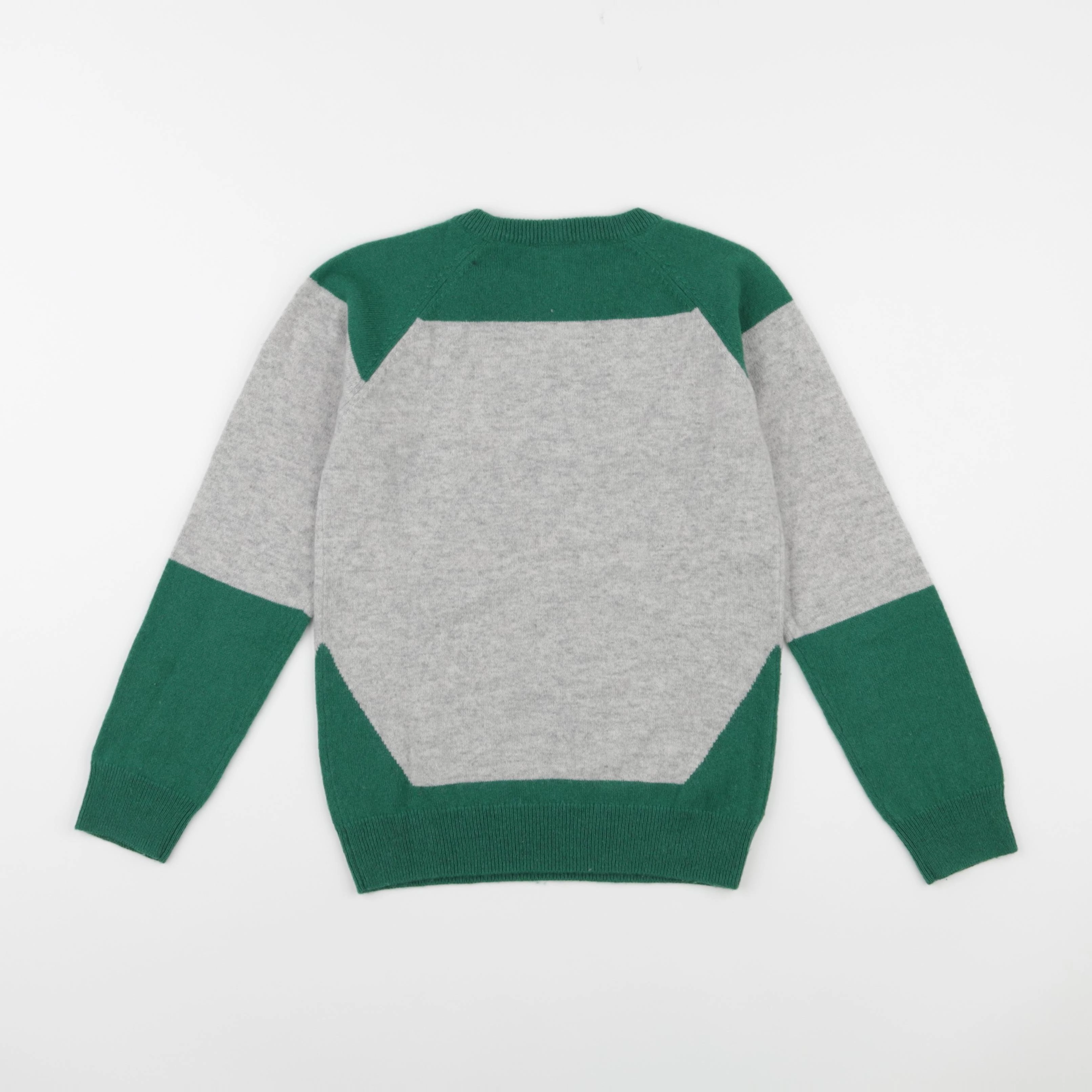 Jacadi - pull vert, gris - 8 ans