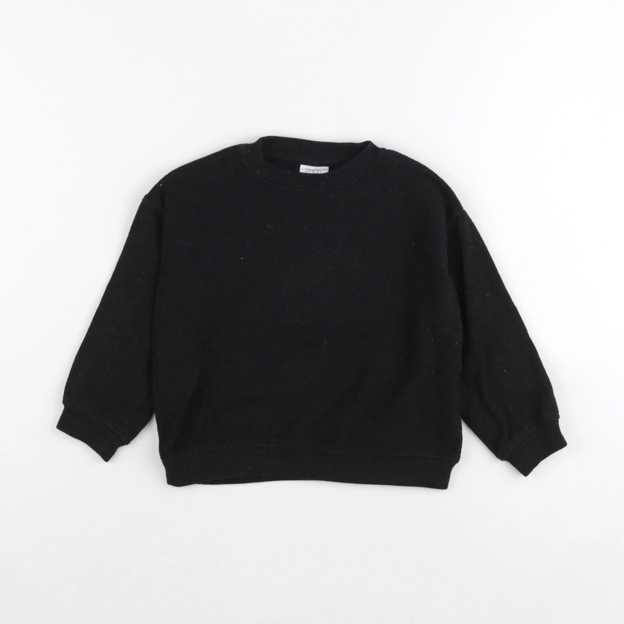 H&M - sweat noir - 18/24 mois
