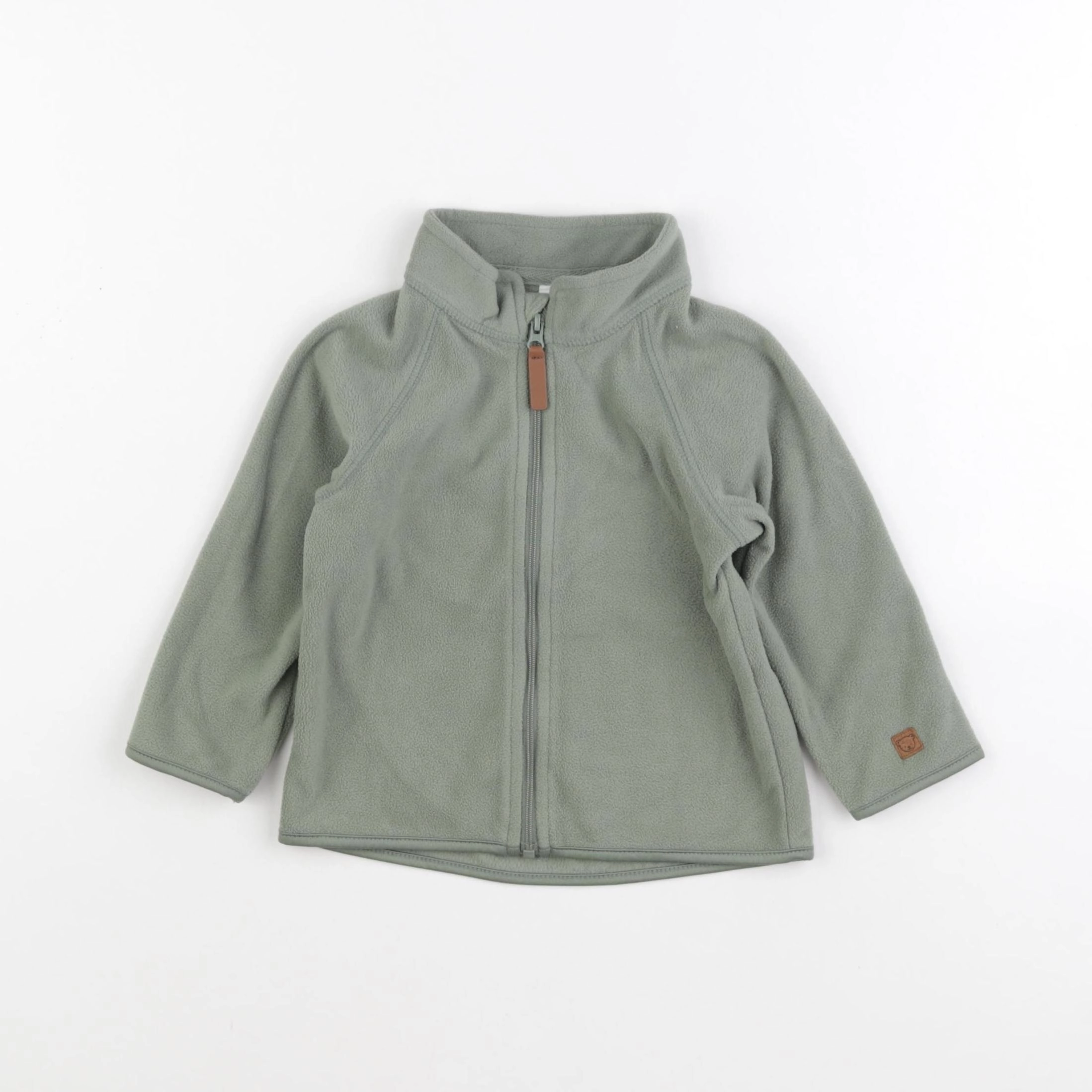 H&M - polaire vert - 9/12 mois