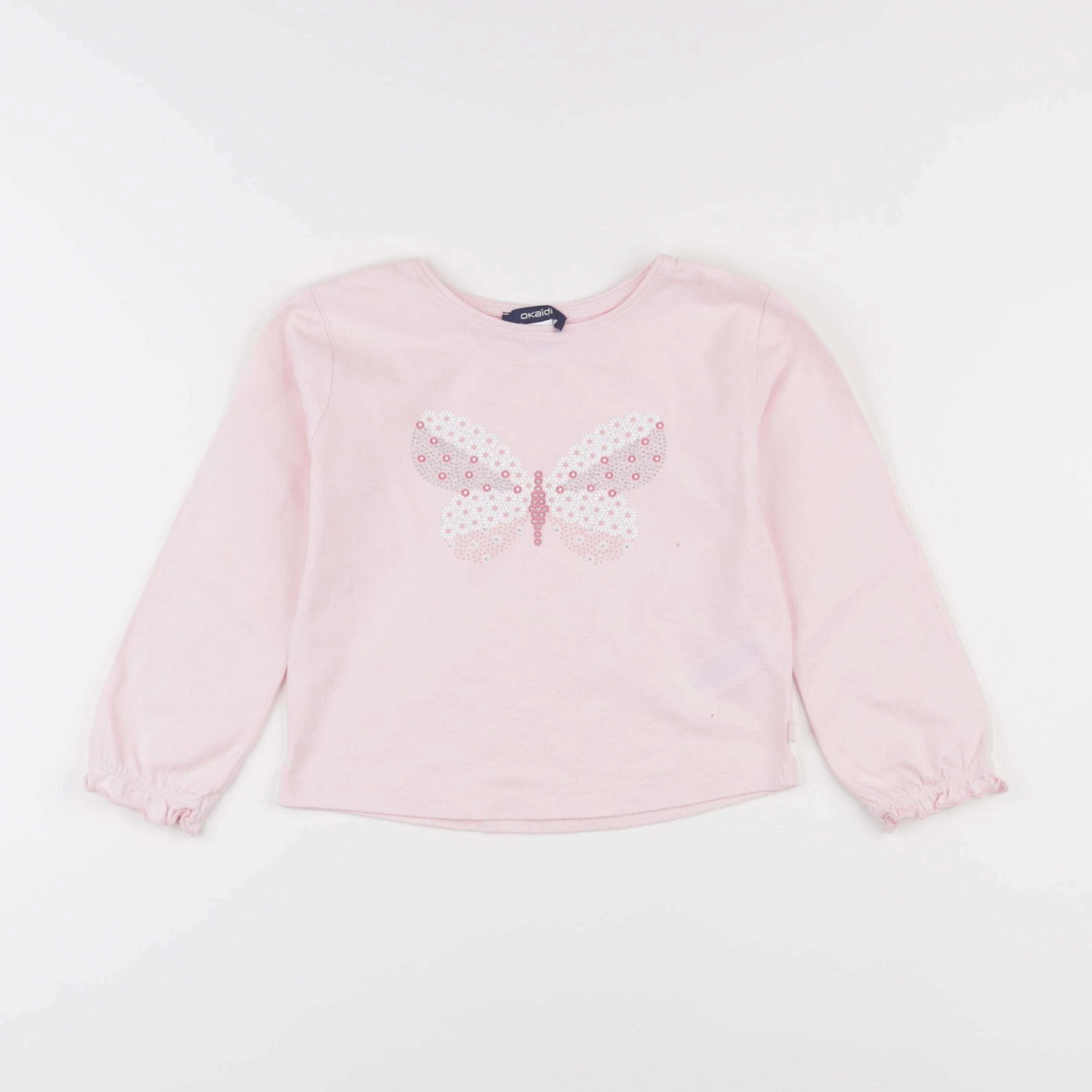 Okaidi - tee-shirt rose - 4 ans