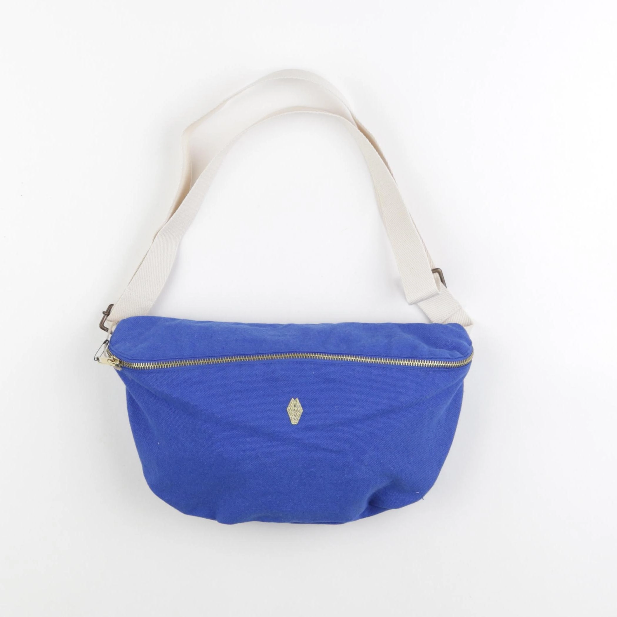 Milinane - Sac banane XL BLEU COLBAT - 31x18x9 cm