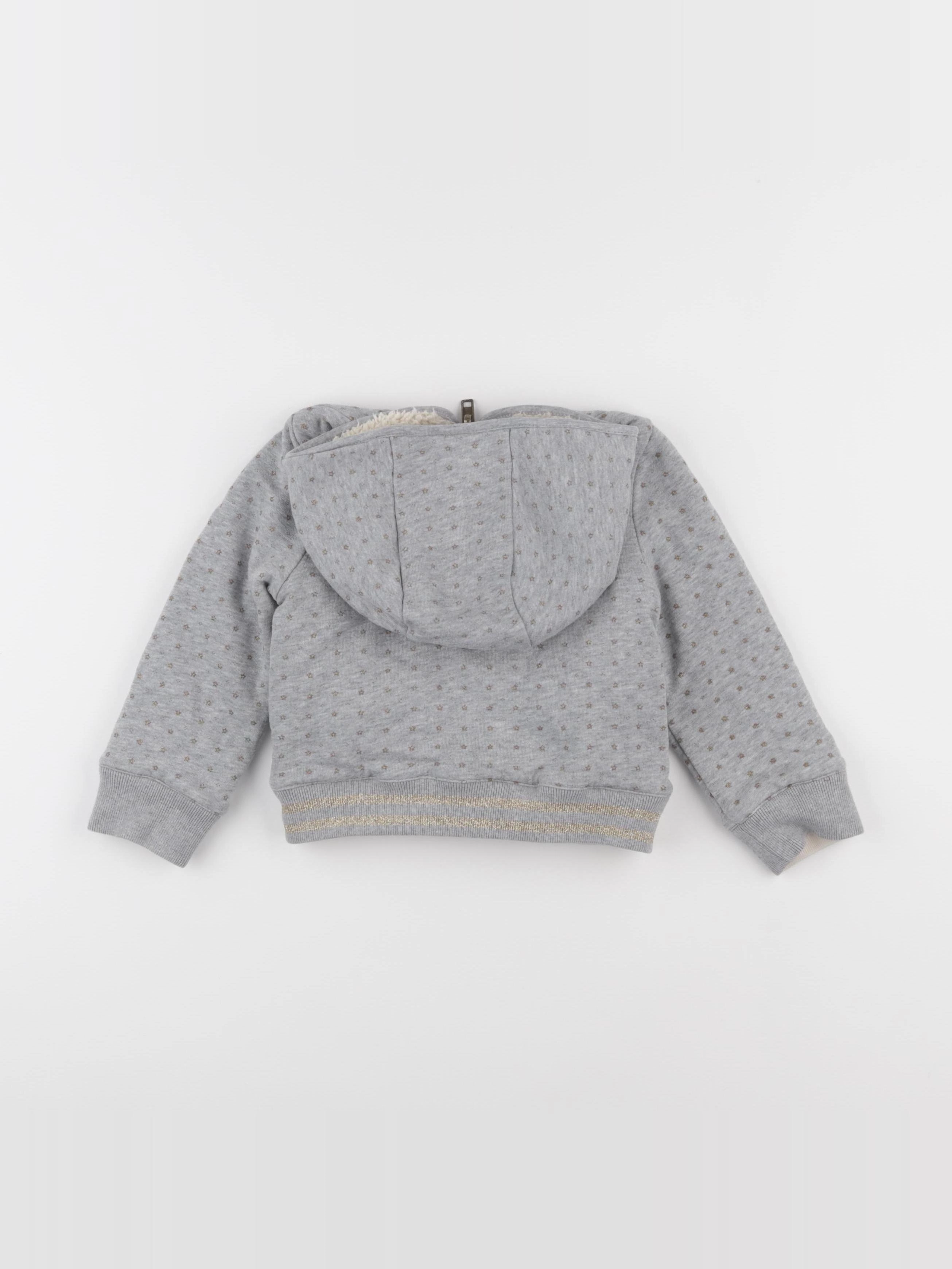 IKKS - sweat réversible gris - 3 ans