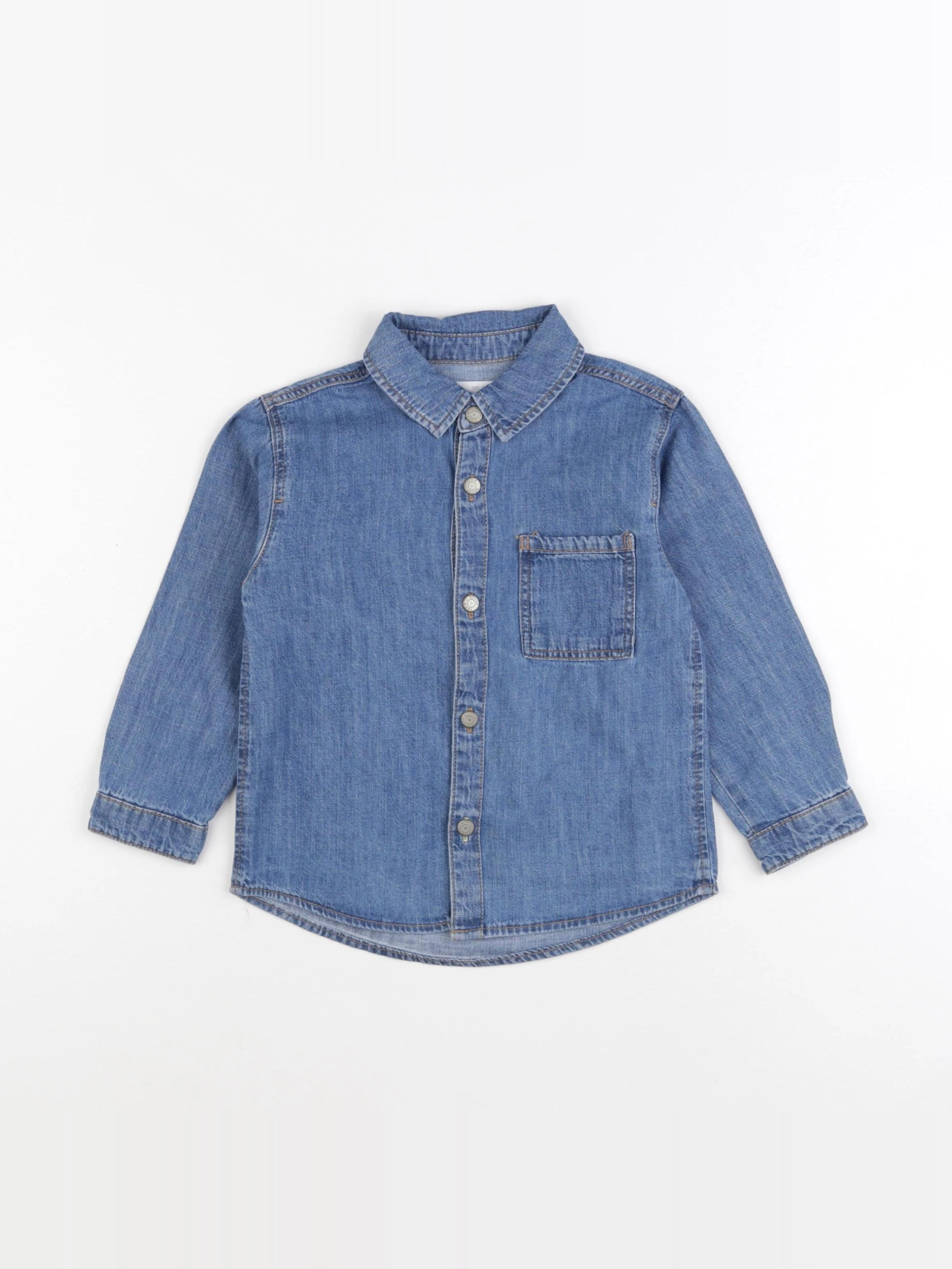 Zara - chemise bleu - 2/3 ans