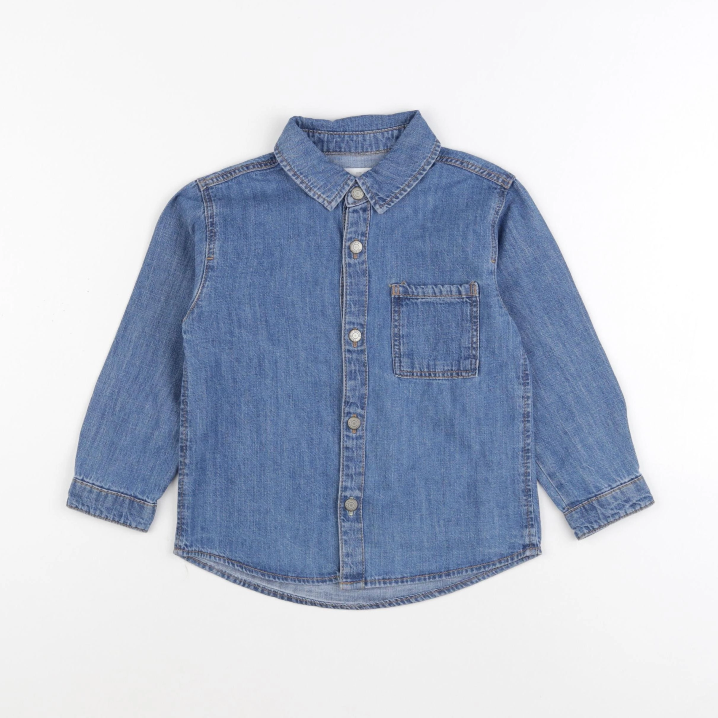 Zara - chemise bleu - 2/3 ans