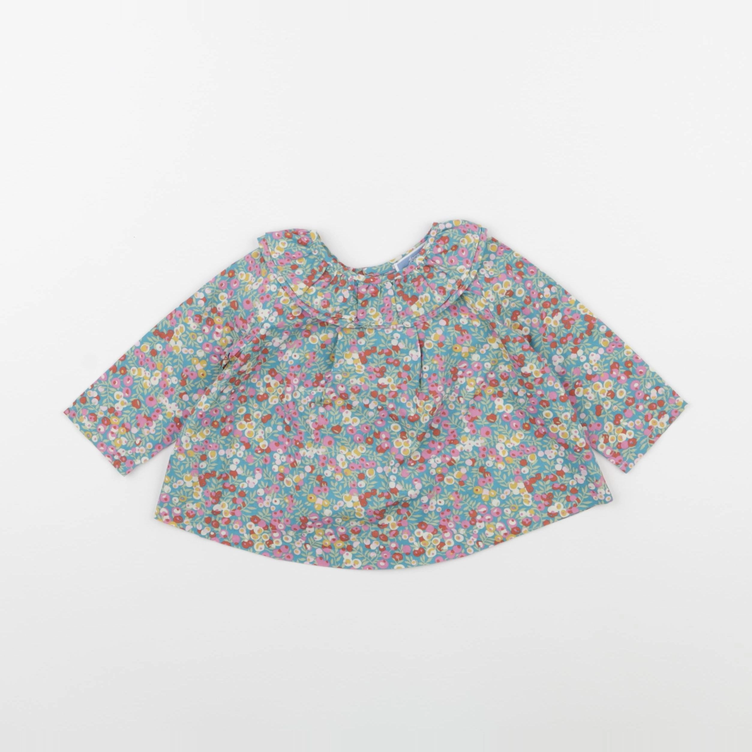 Jacadi - blouse liberty multicolore - 6 mois