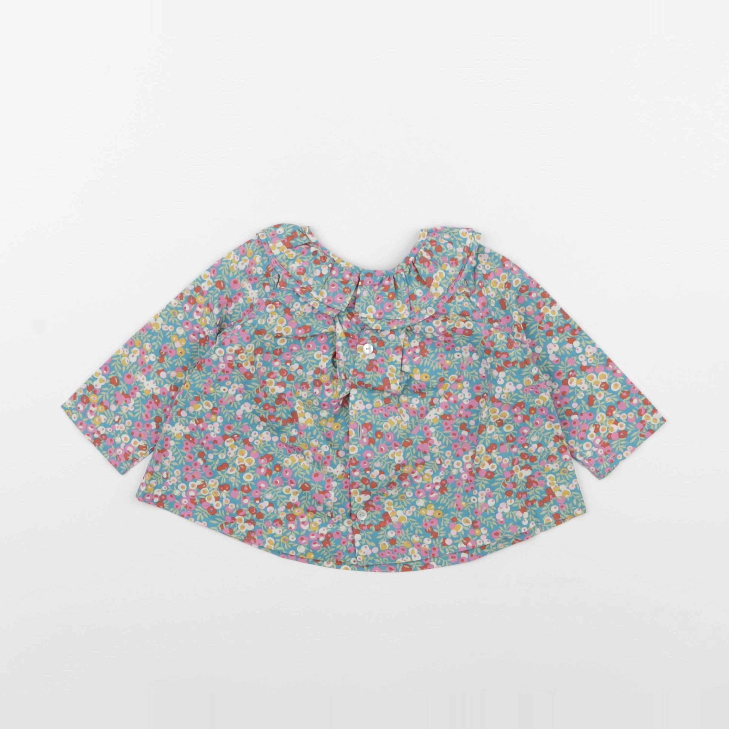Jacadi - blouse liberty multicolore - 6 mois