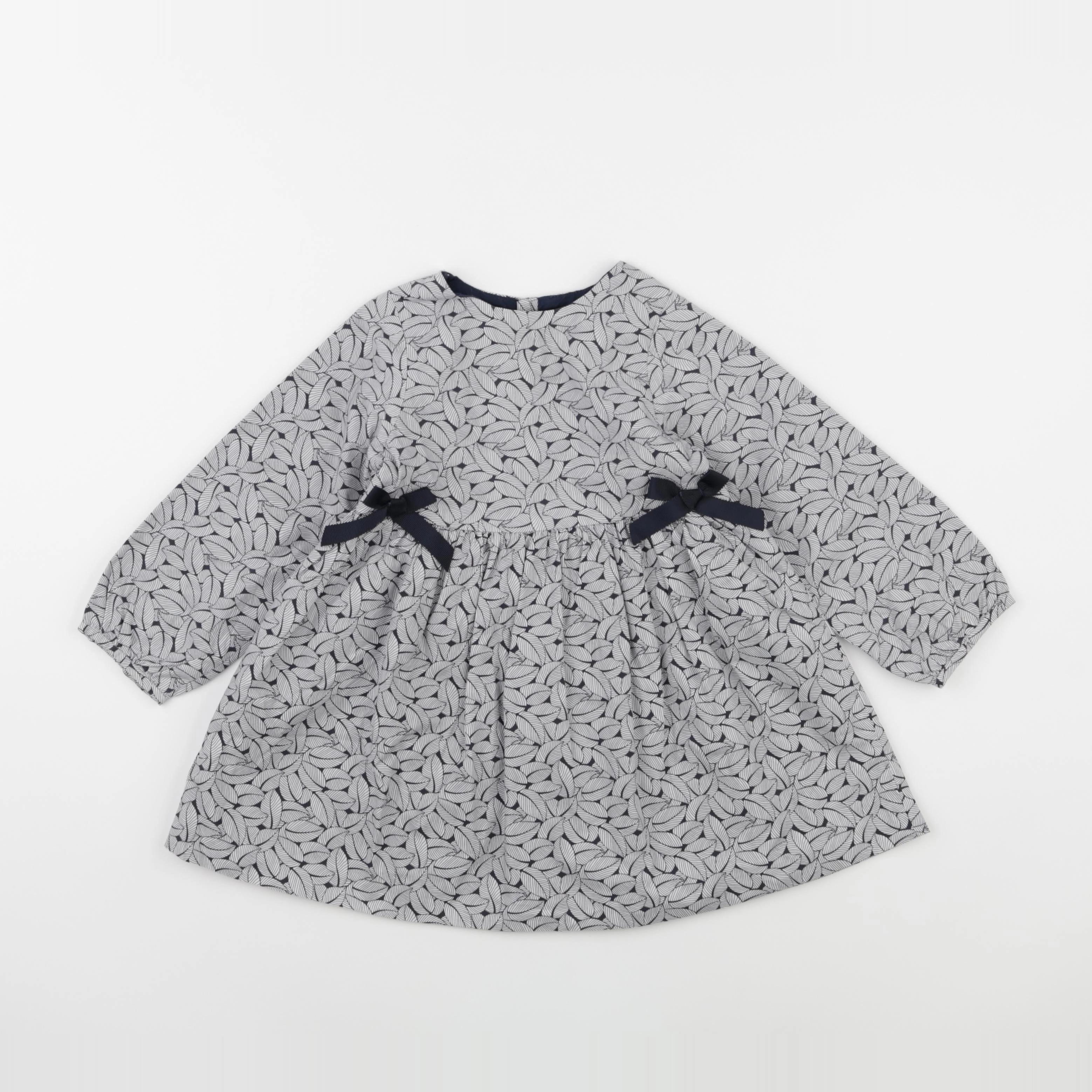 Jacadi - robe bleu, blanc - 24 mois