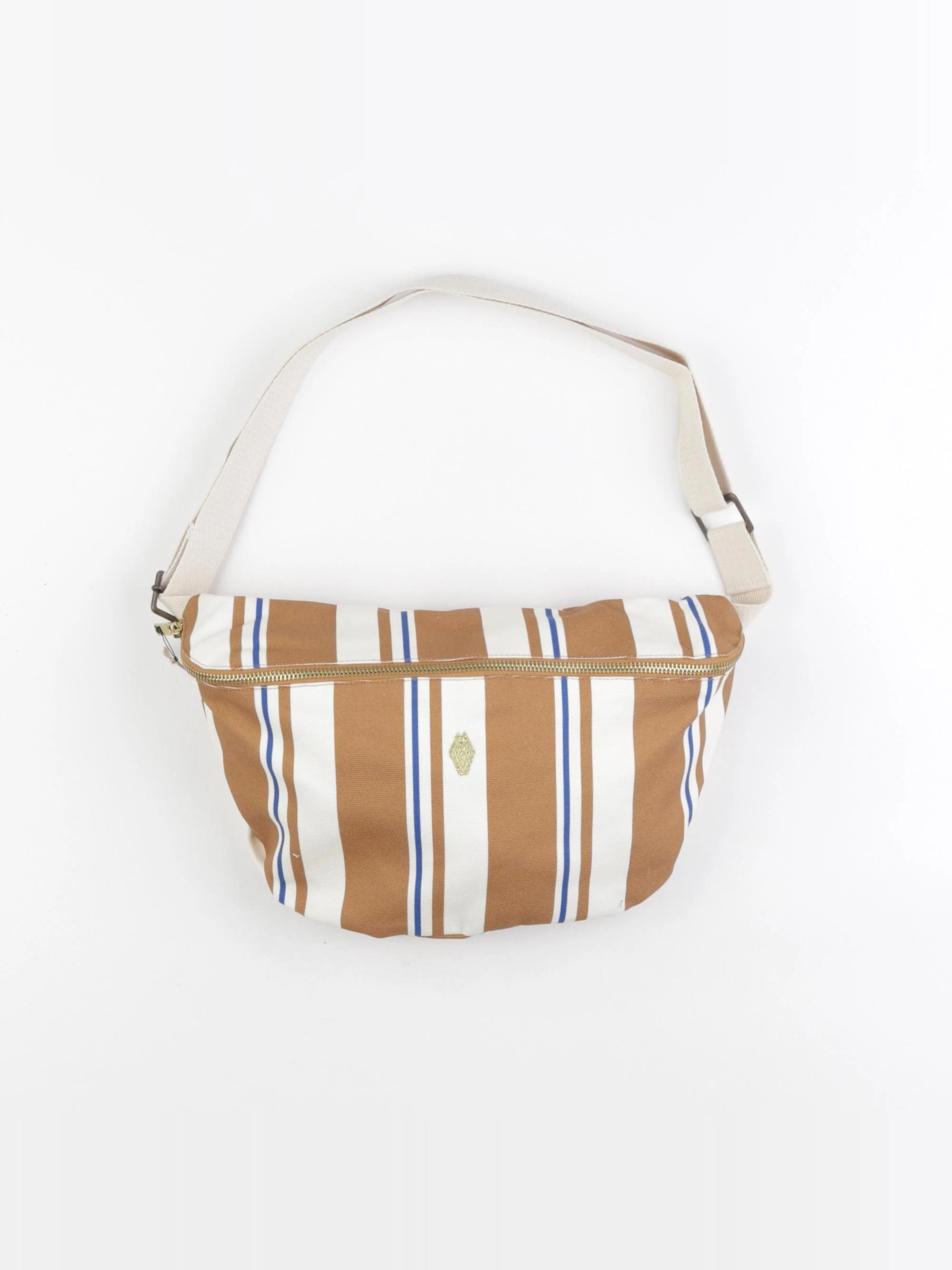 Milinane - Sac banane XL RAYURE RIVIERA - 31x18x9 cm