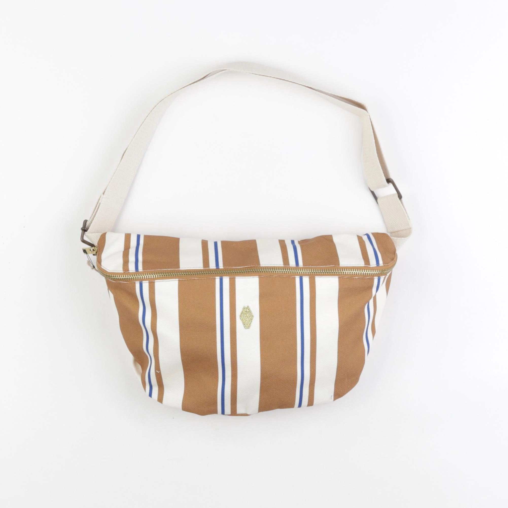Milinane - Sac banane XL RAYURE RIVIERA - 31x18x9 cm