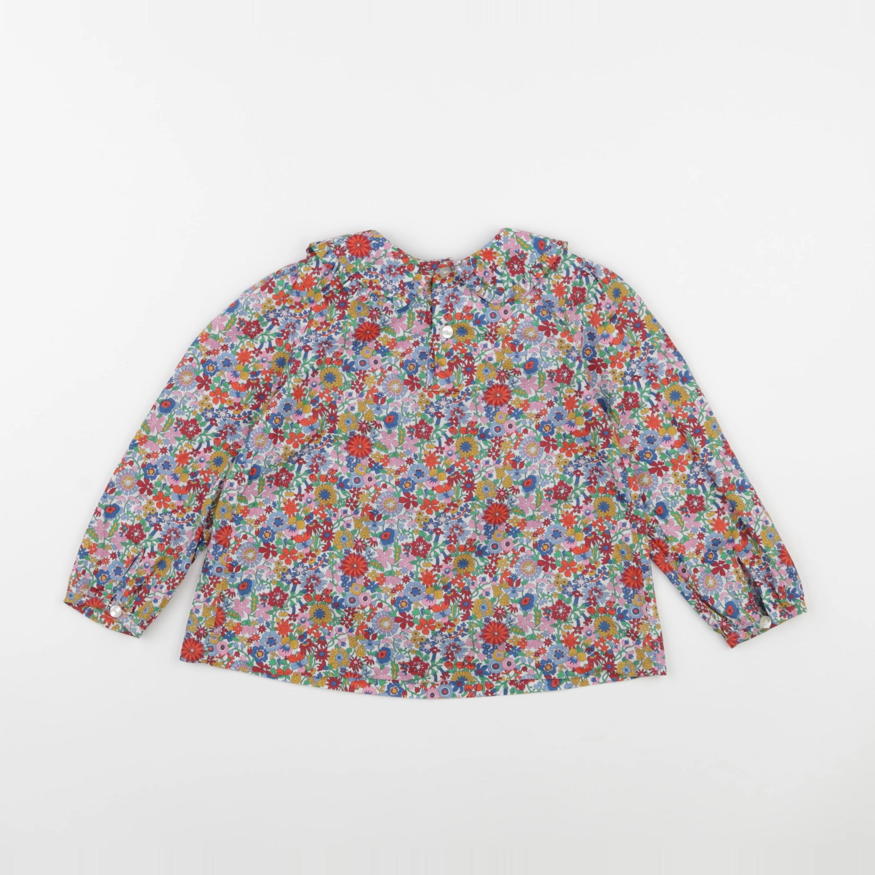 Jacadi - blouse liberty multicolore - 4 ans