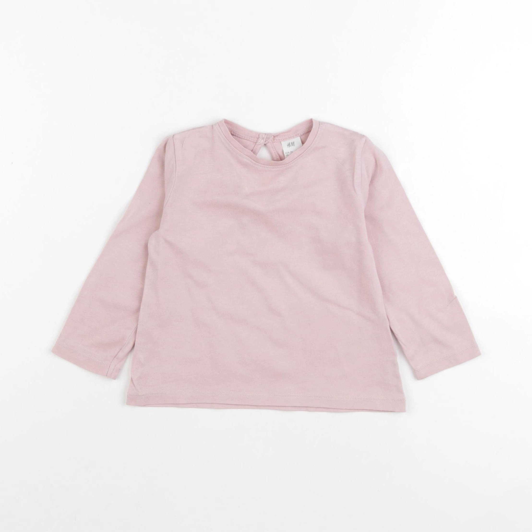 H&M - tee-shirt rose - 12/18 mois