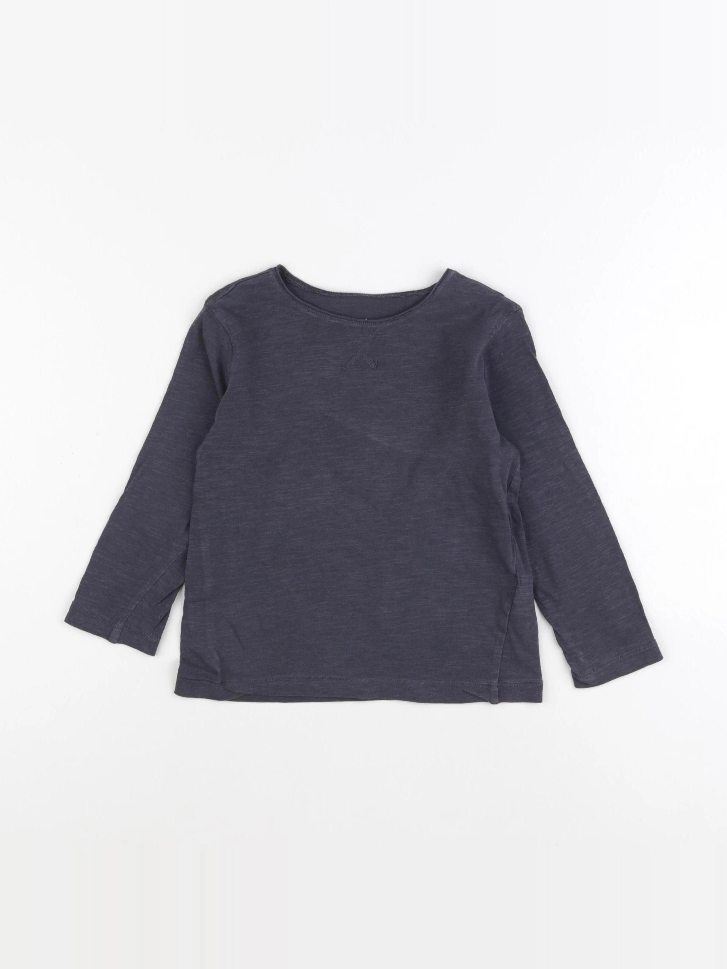 H&M - tee-shirt gris - 2/4 ans