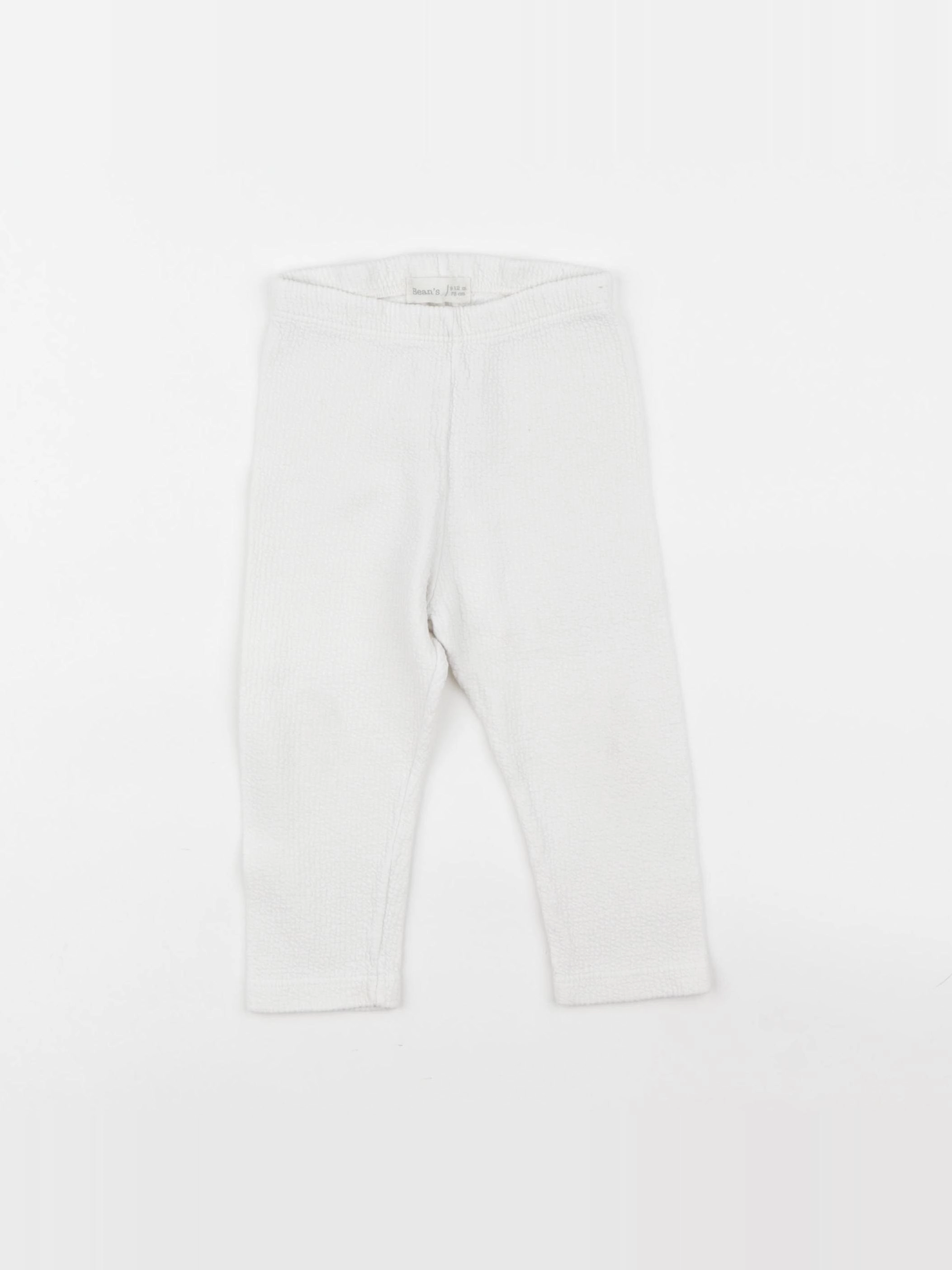 Bean's barcelona - legging blanc - 9/12 mois
