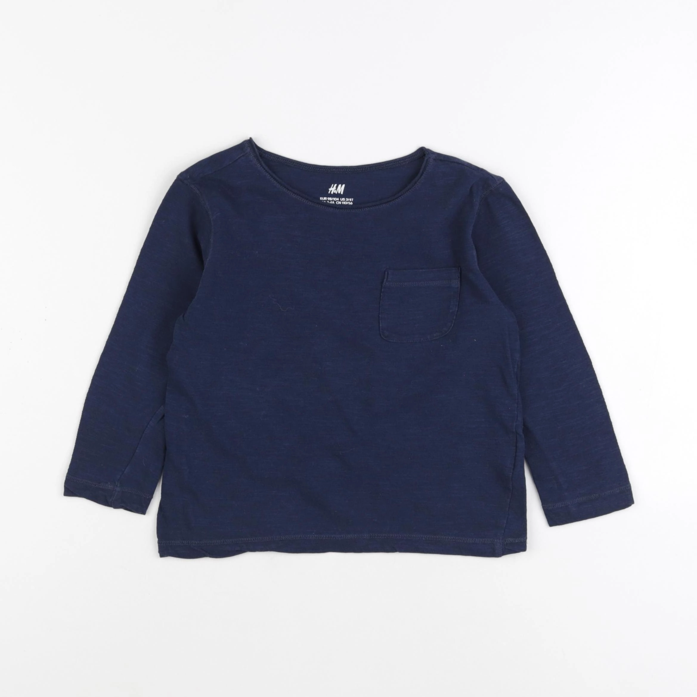 Zara - tee-shirt bleu - 2/4 ans