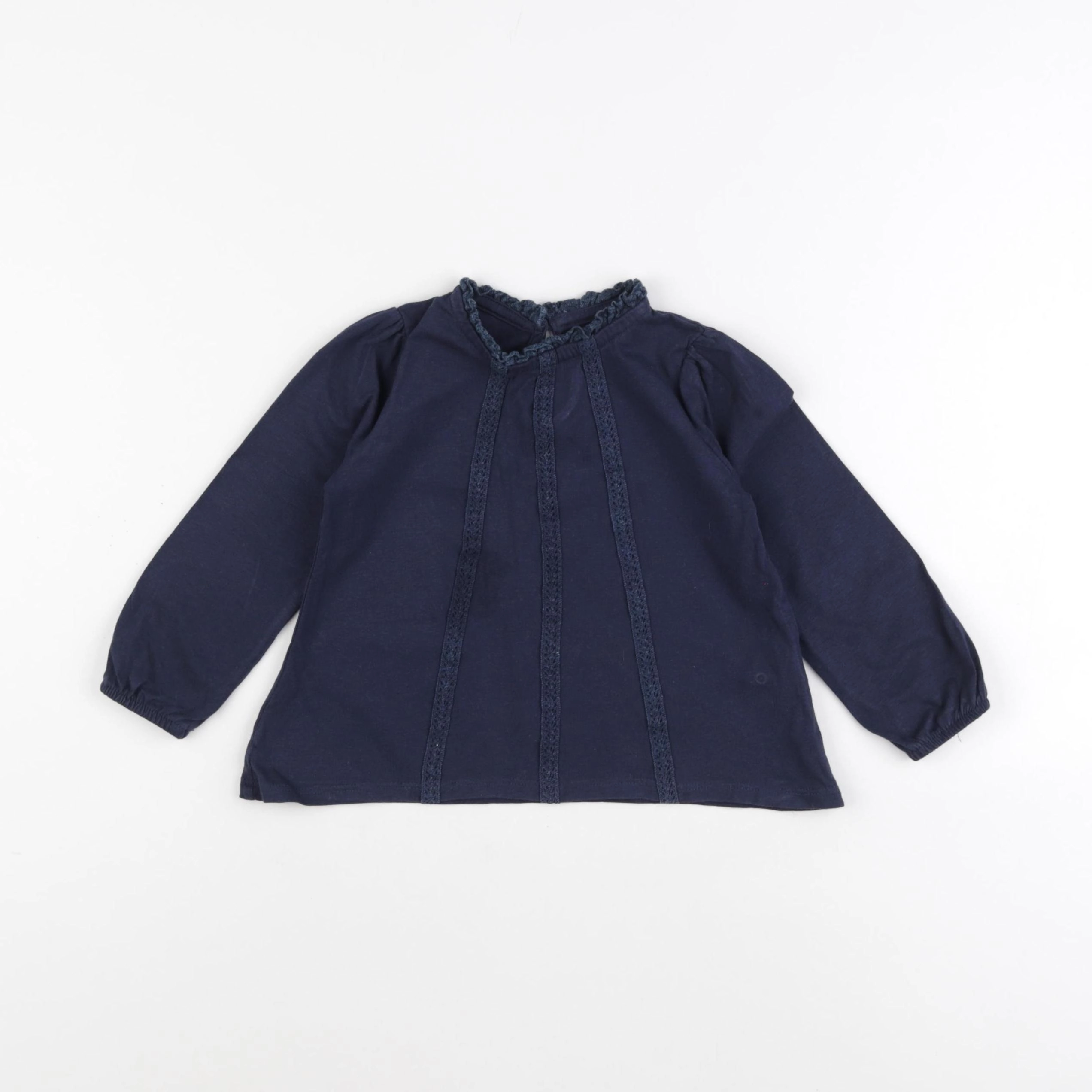 Vertbaudet - tee-shirt bleu - 2 ans