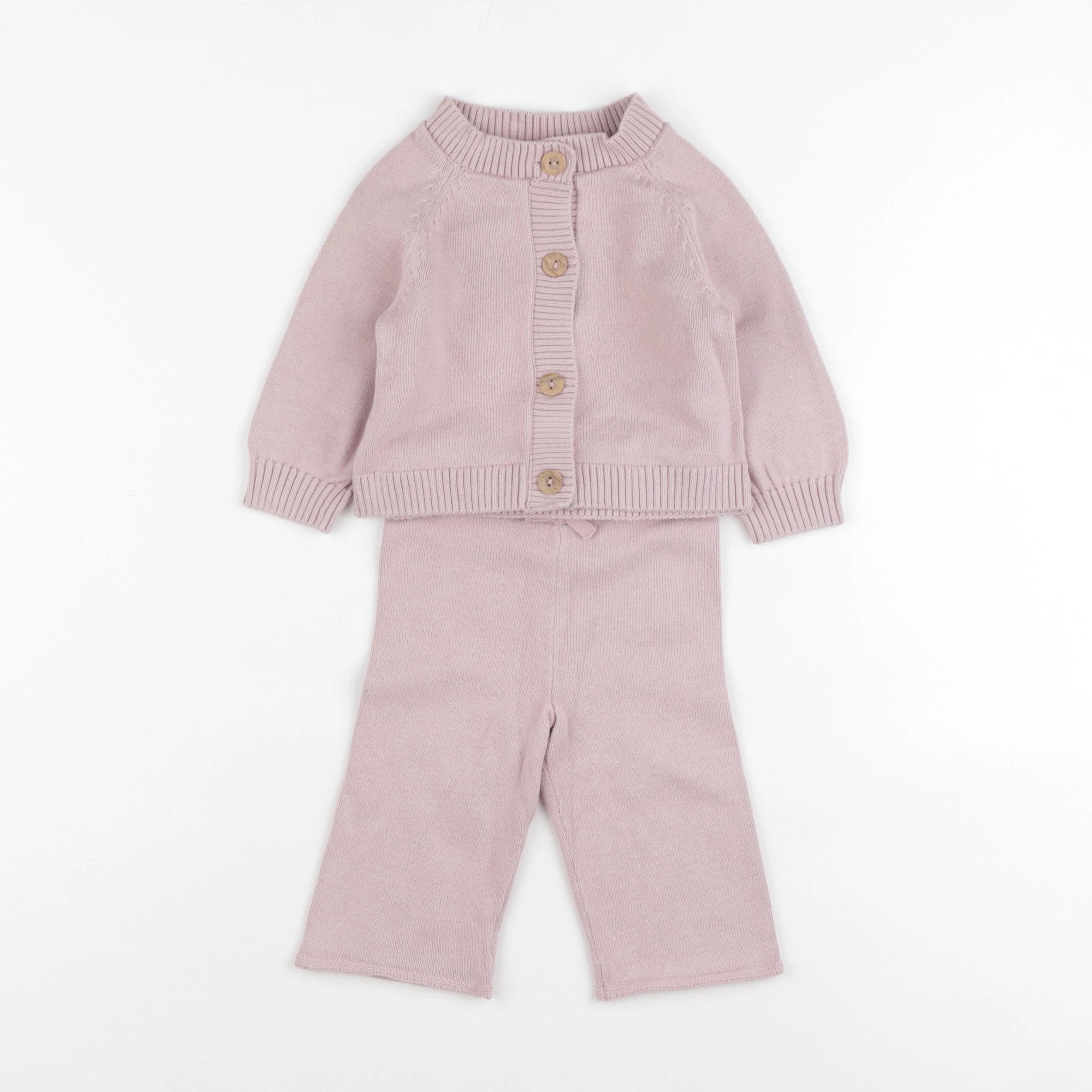 H&M - ensemble rose - 3/6 mois
