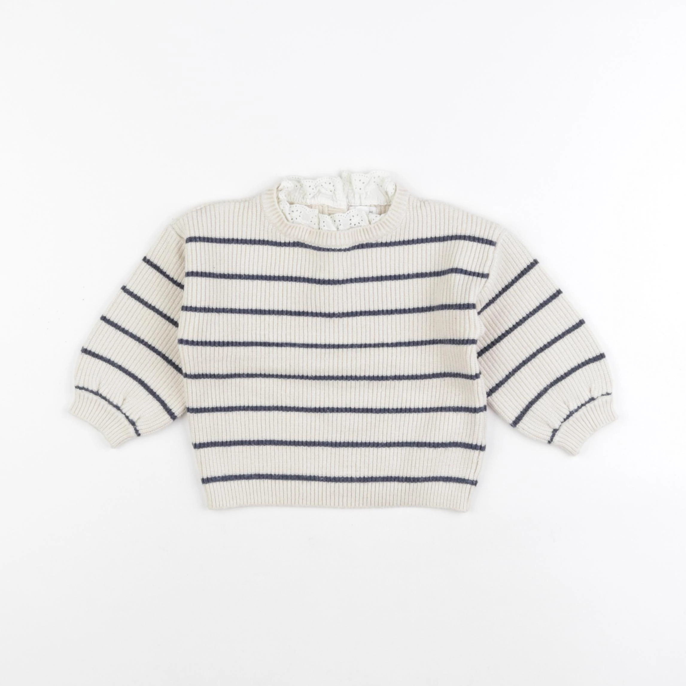 Vertbaudet - pull beige - 12 mois