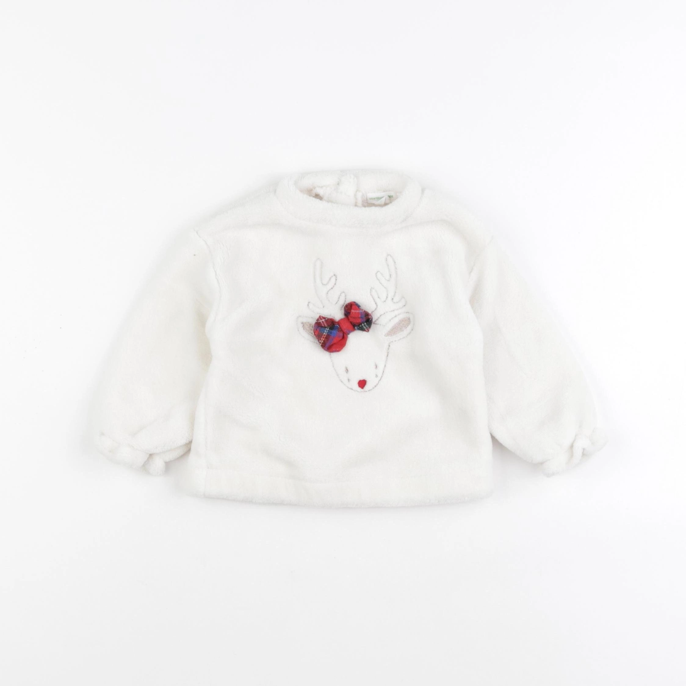 Vertbaudet - polaire beige - 12 mois