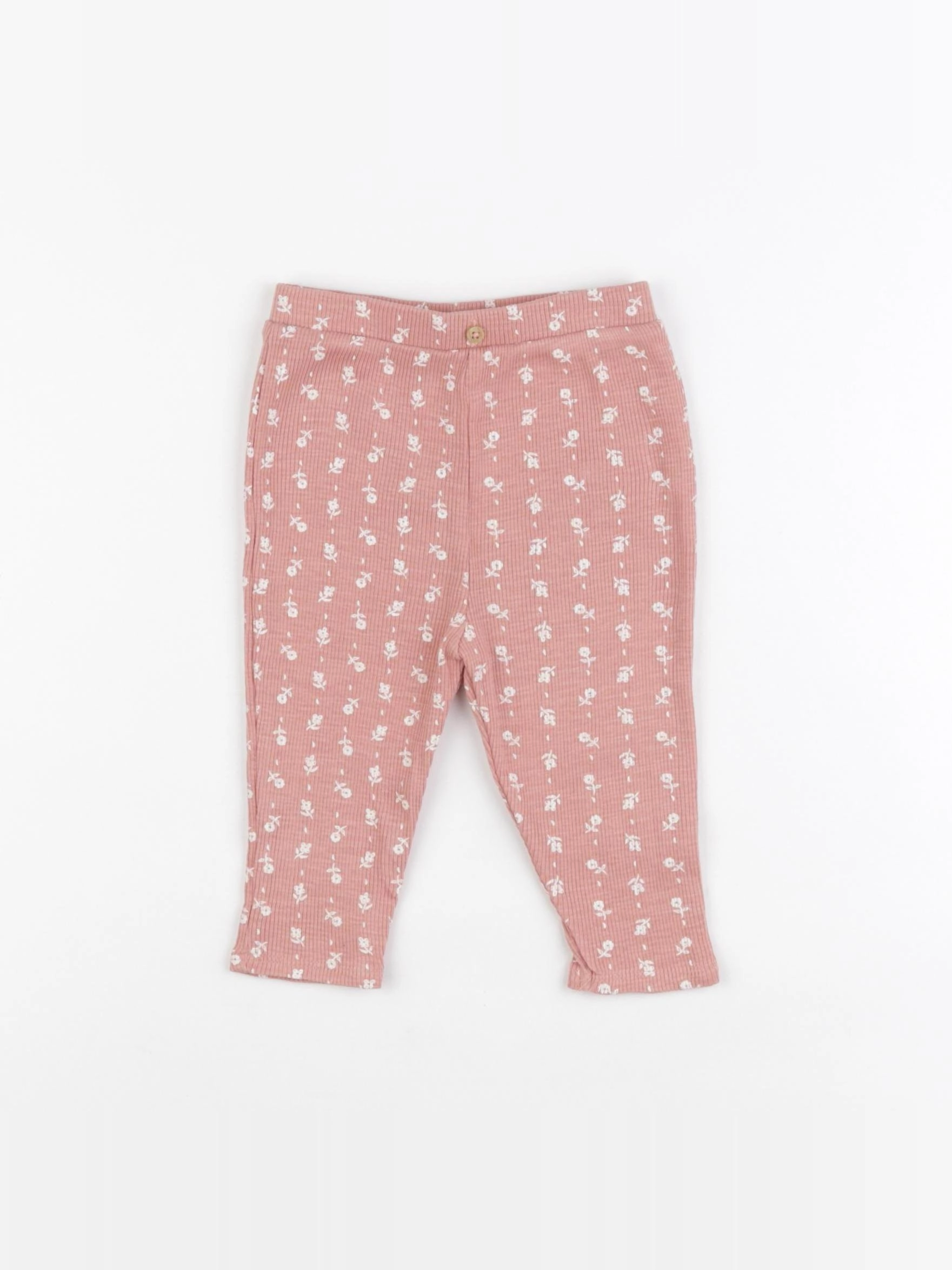 Vertbaudet - legging rose - 9 mois