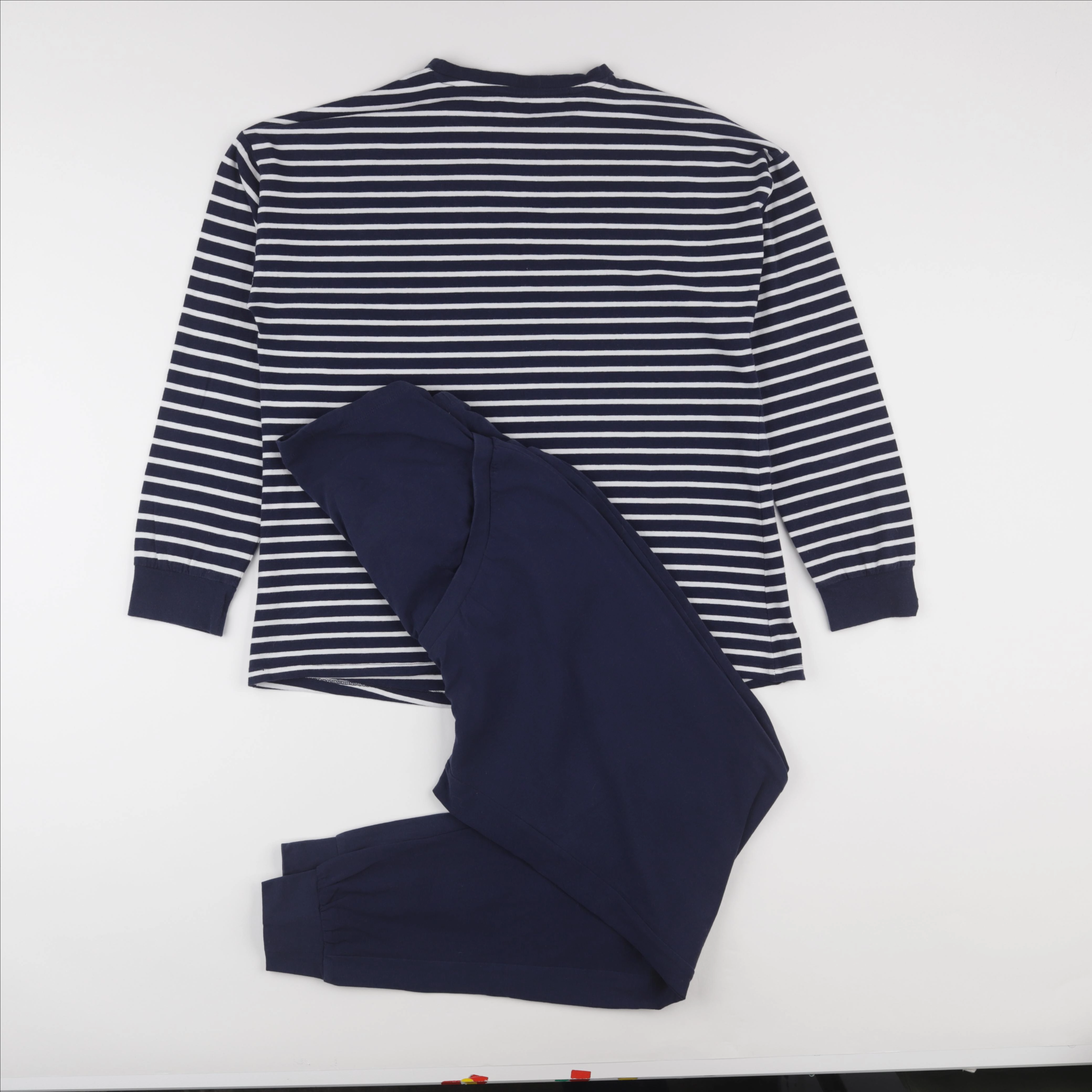 Vertbaudet - pyjama grossesse coton bleu, blanc - 38 à 40