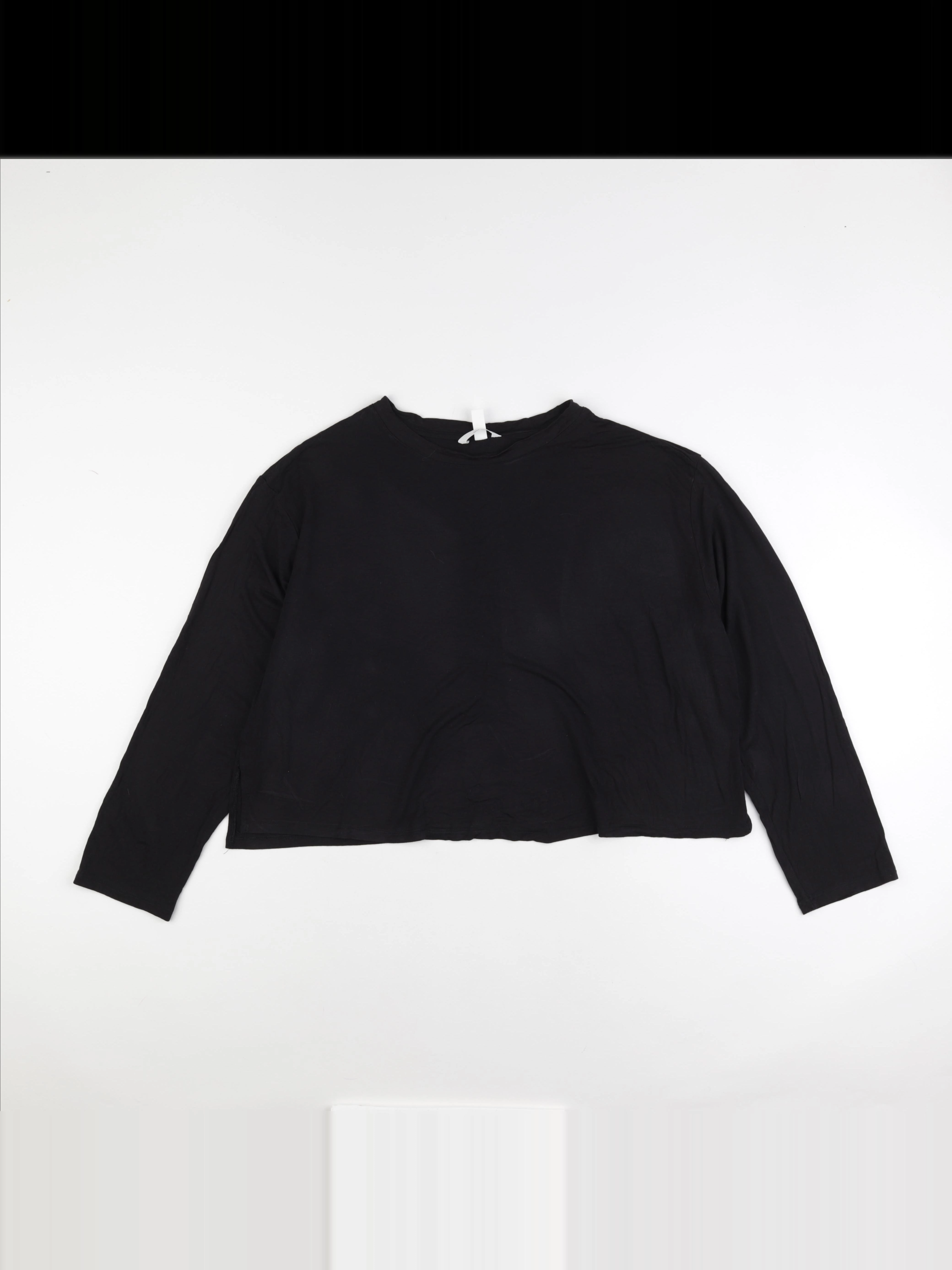 H&M - tee-shirt grossesse noir - l